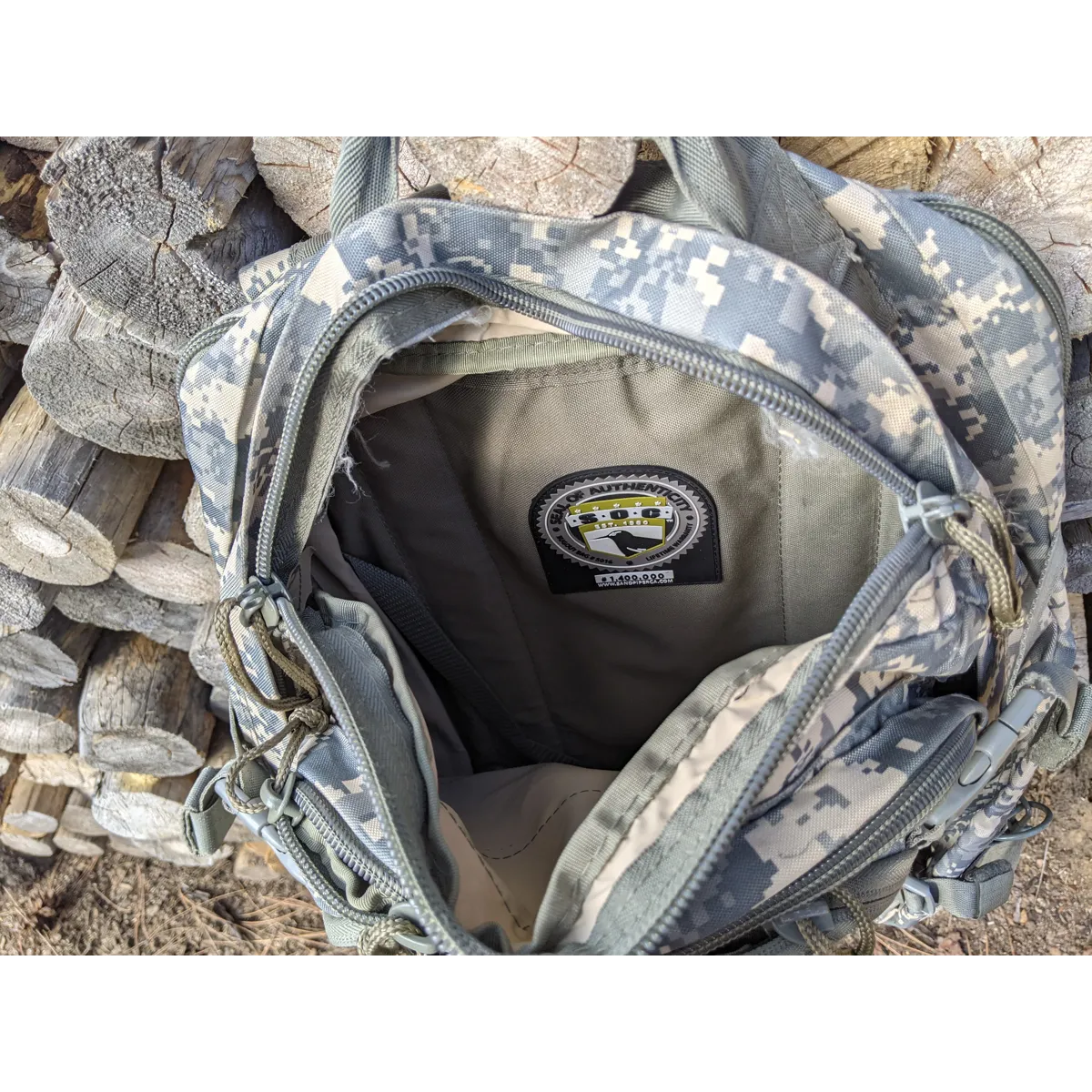 SOC Camo backpack