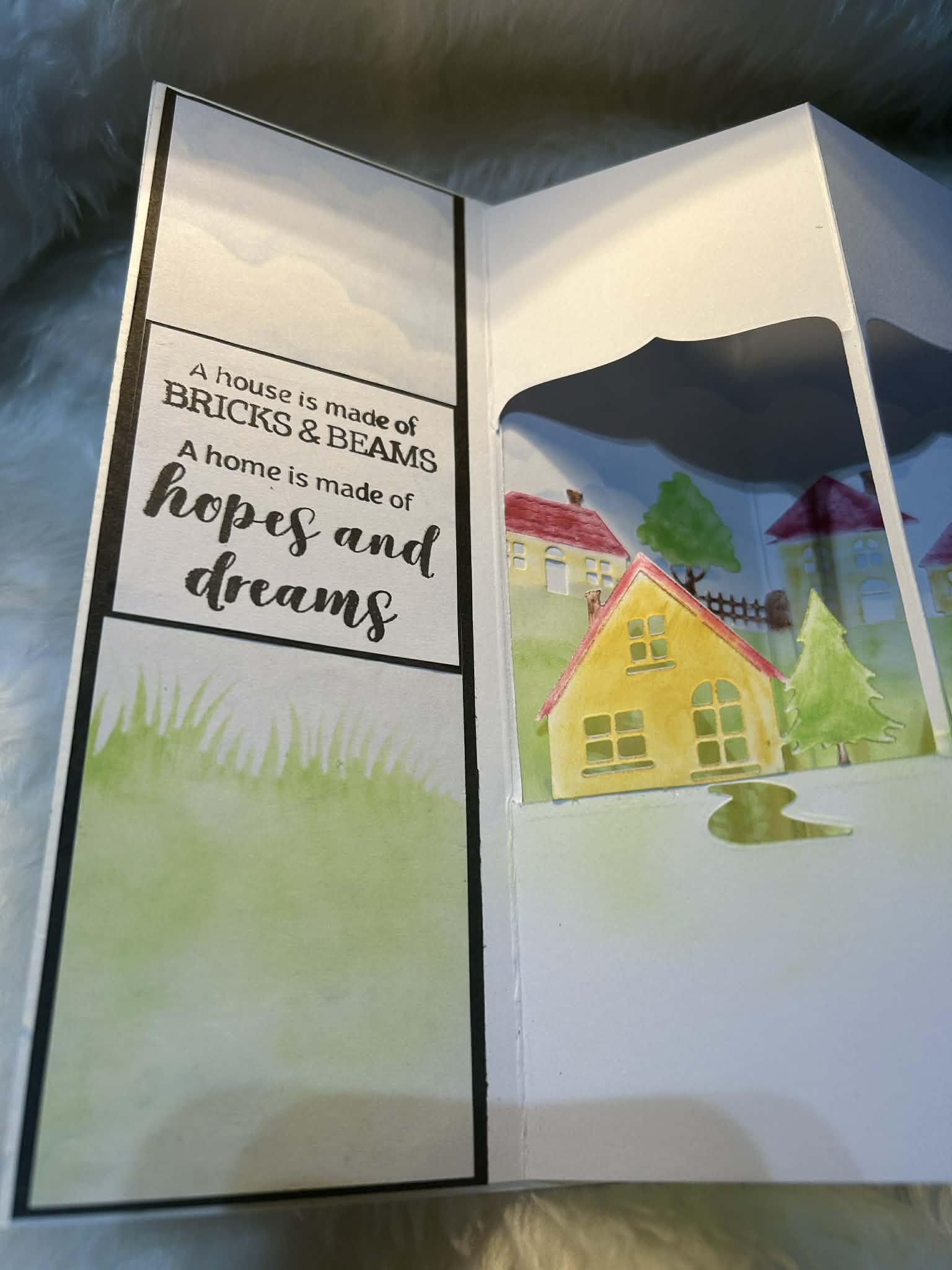 Handmade New Home Card