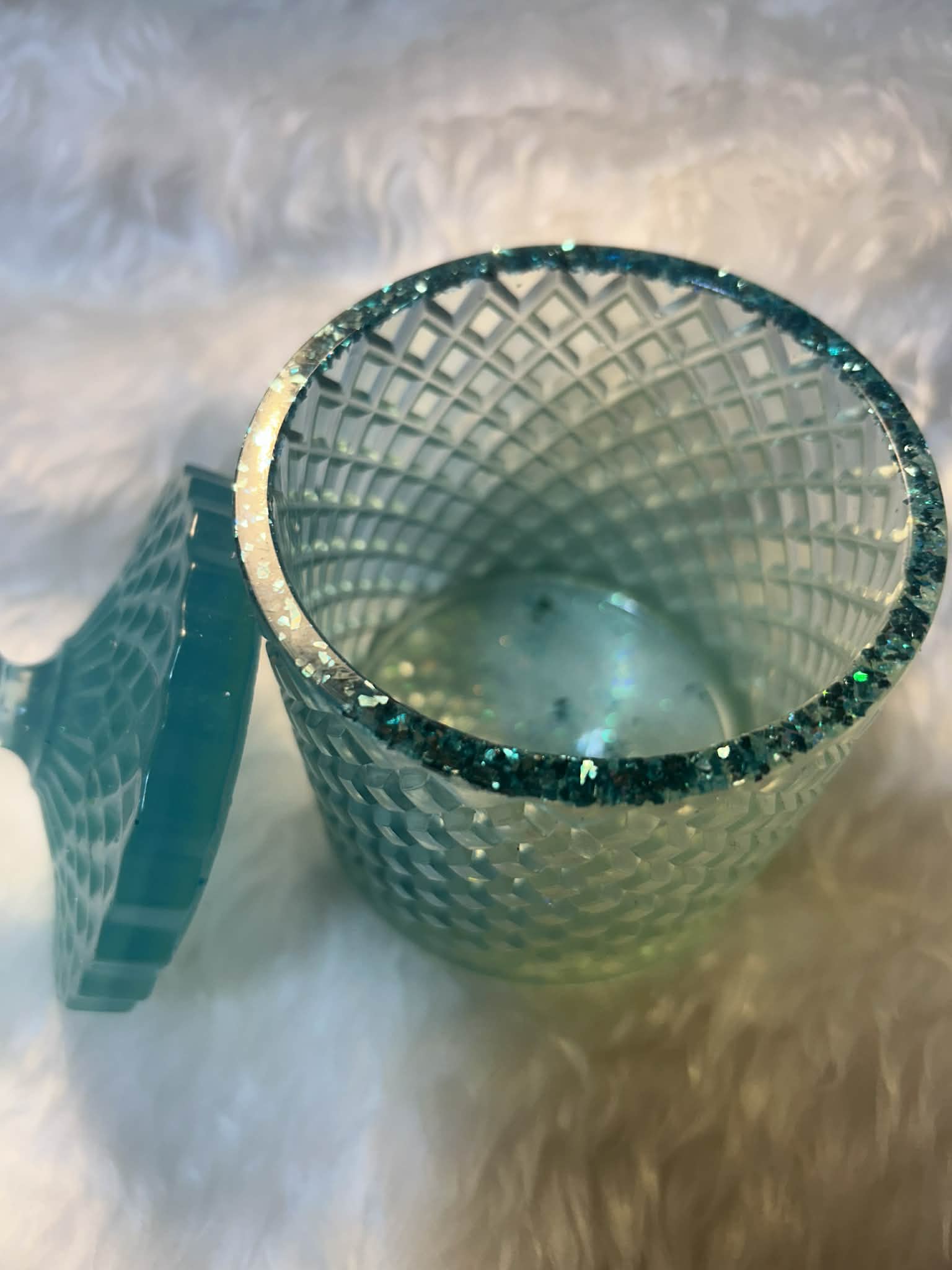 Handmade Resin Trinket Pot