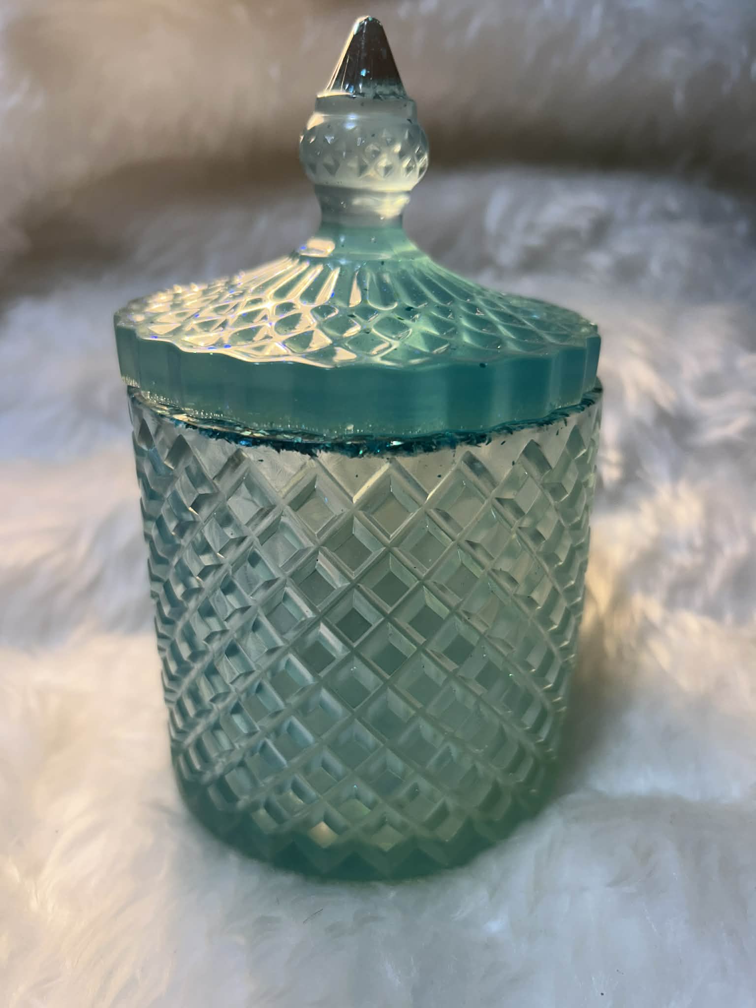 Handmade Resin Trinket Pot
