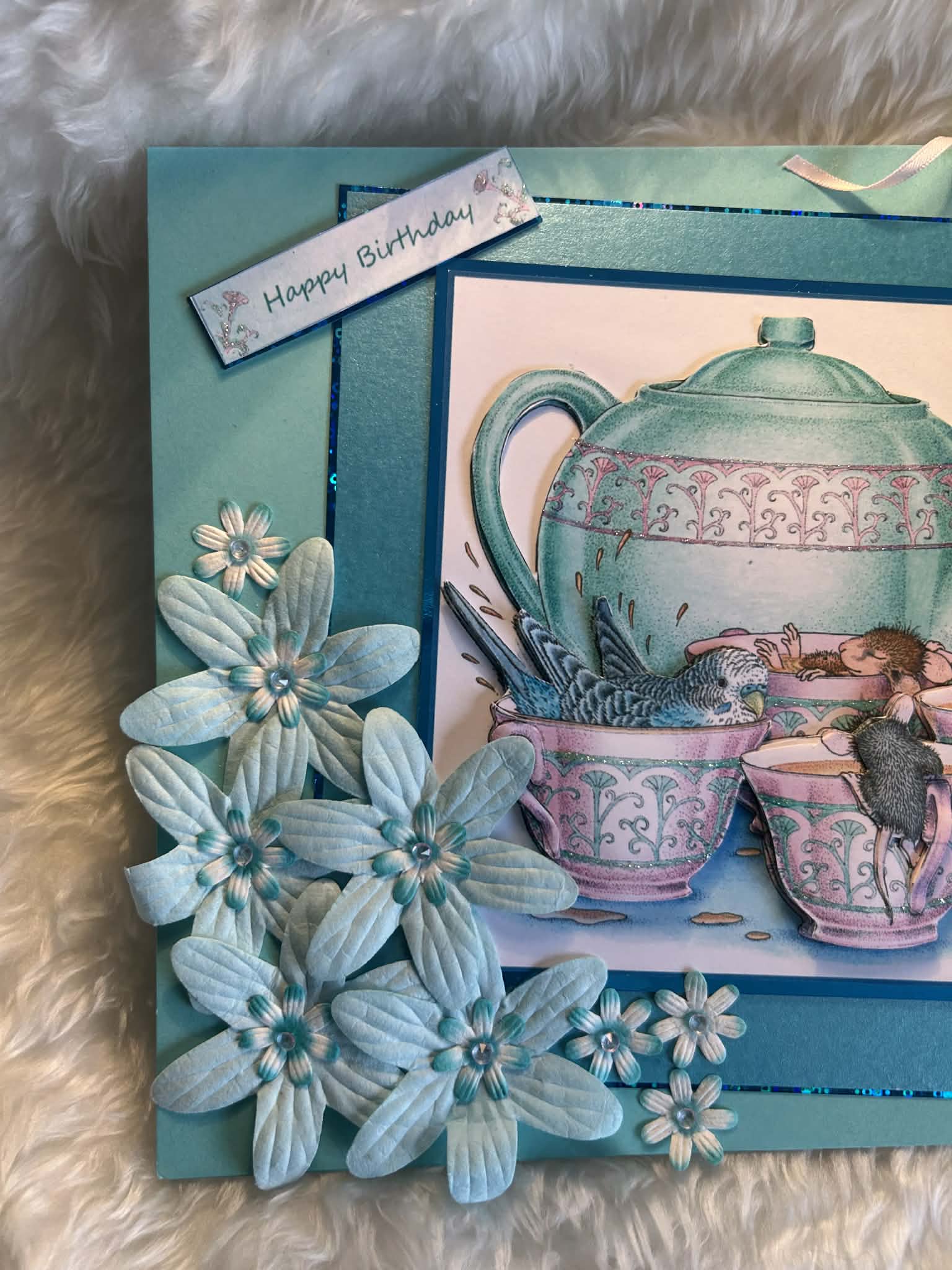 Handmade Personalised Large Birthday Card Boxed