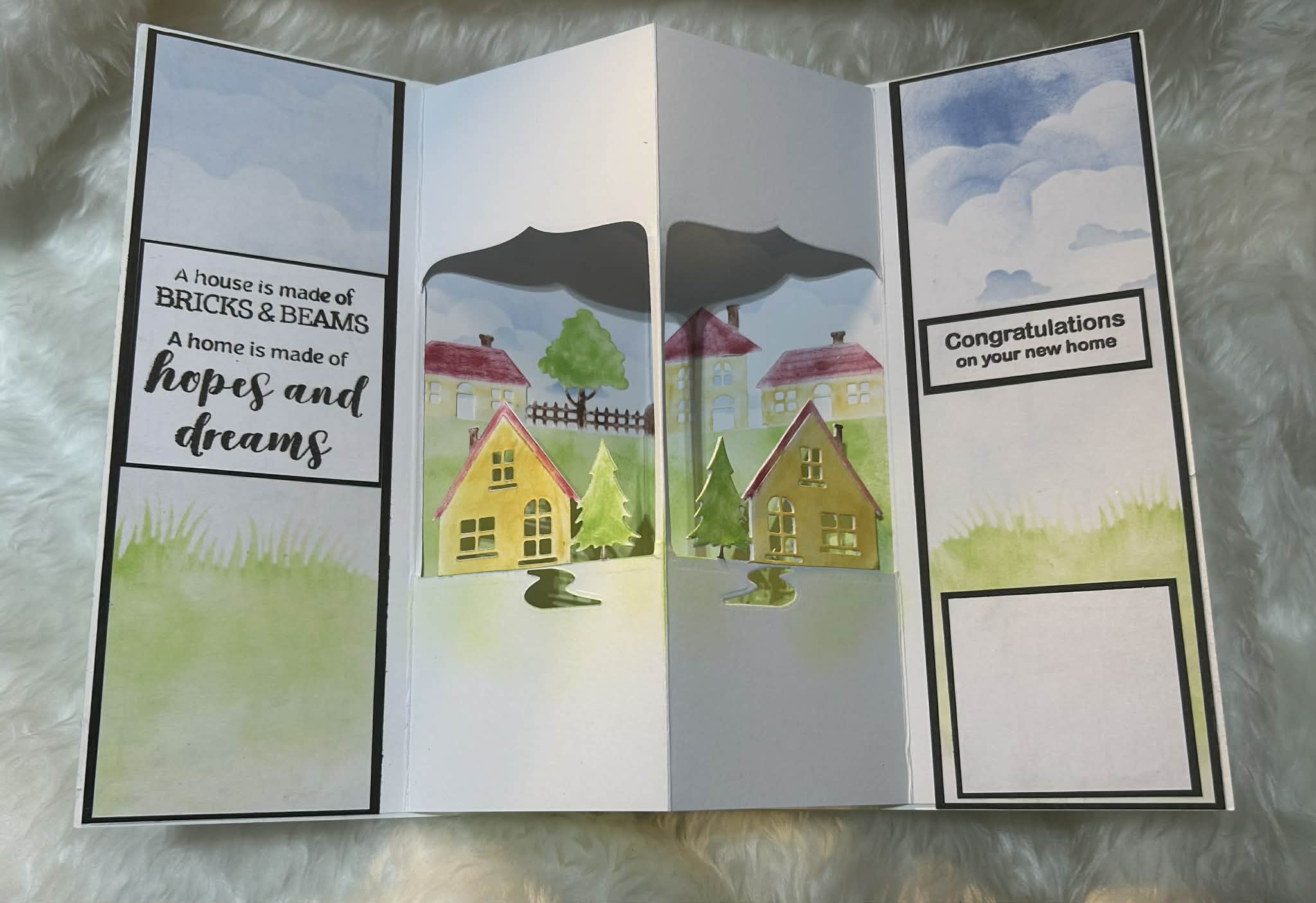 Handmade New Home Card