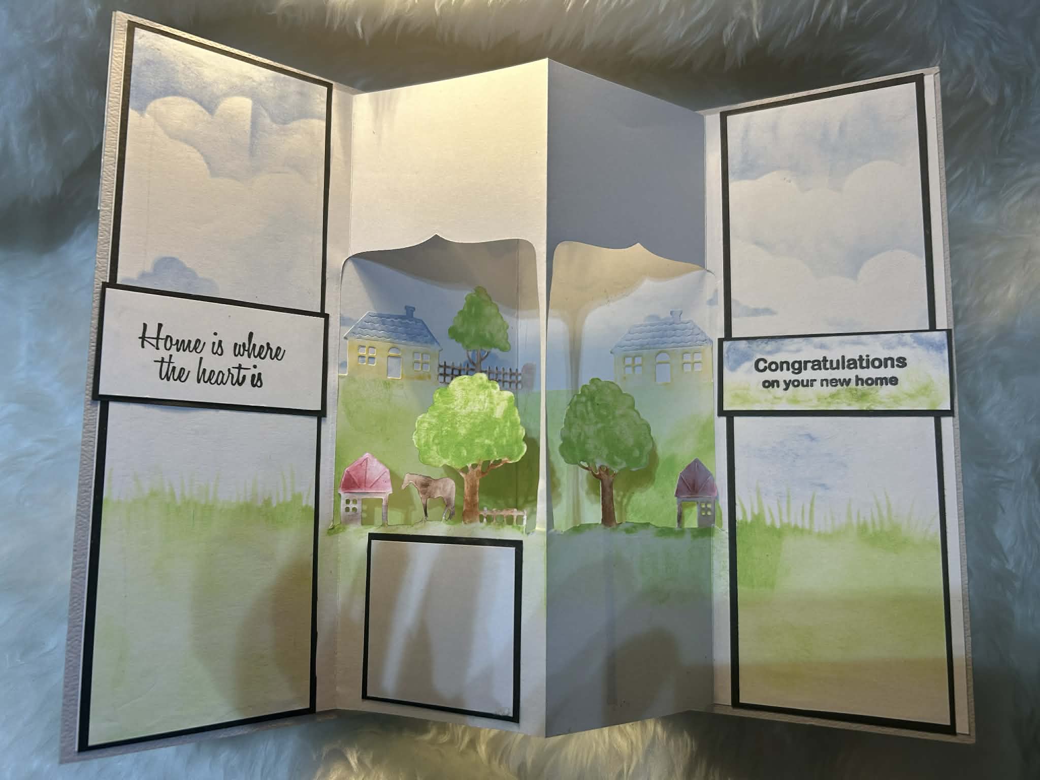 Handmade New Home Card