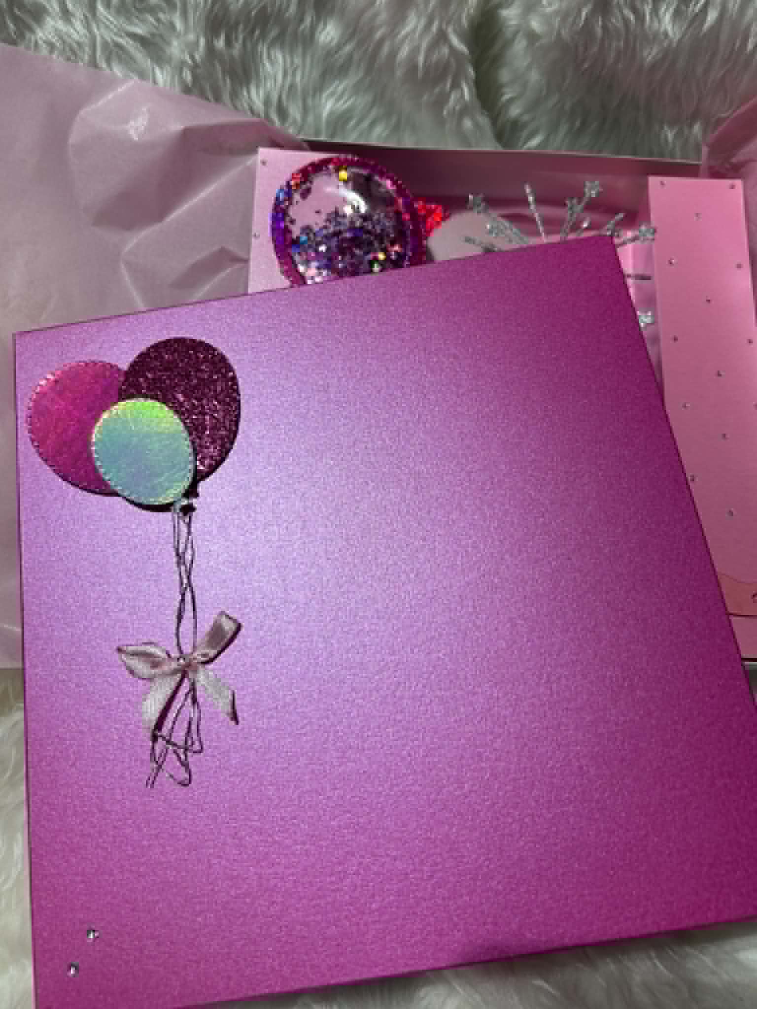 Handmade Personalised Boxed 40th Birthday Card