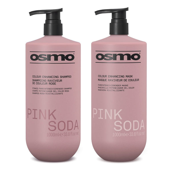 Osmo Pink Soda Colour Enhancing Shampoo + Mask 1000ml