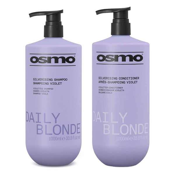 Osmo Daily Blonde Silverising Shampoo + Conditioner 1000ml