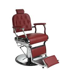 Salon Fit Empire Barber Chair Red