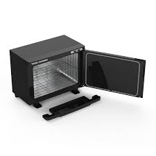 Salon Fit Lotus Hot Towel Cabinet Black Large