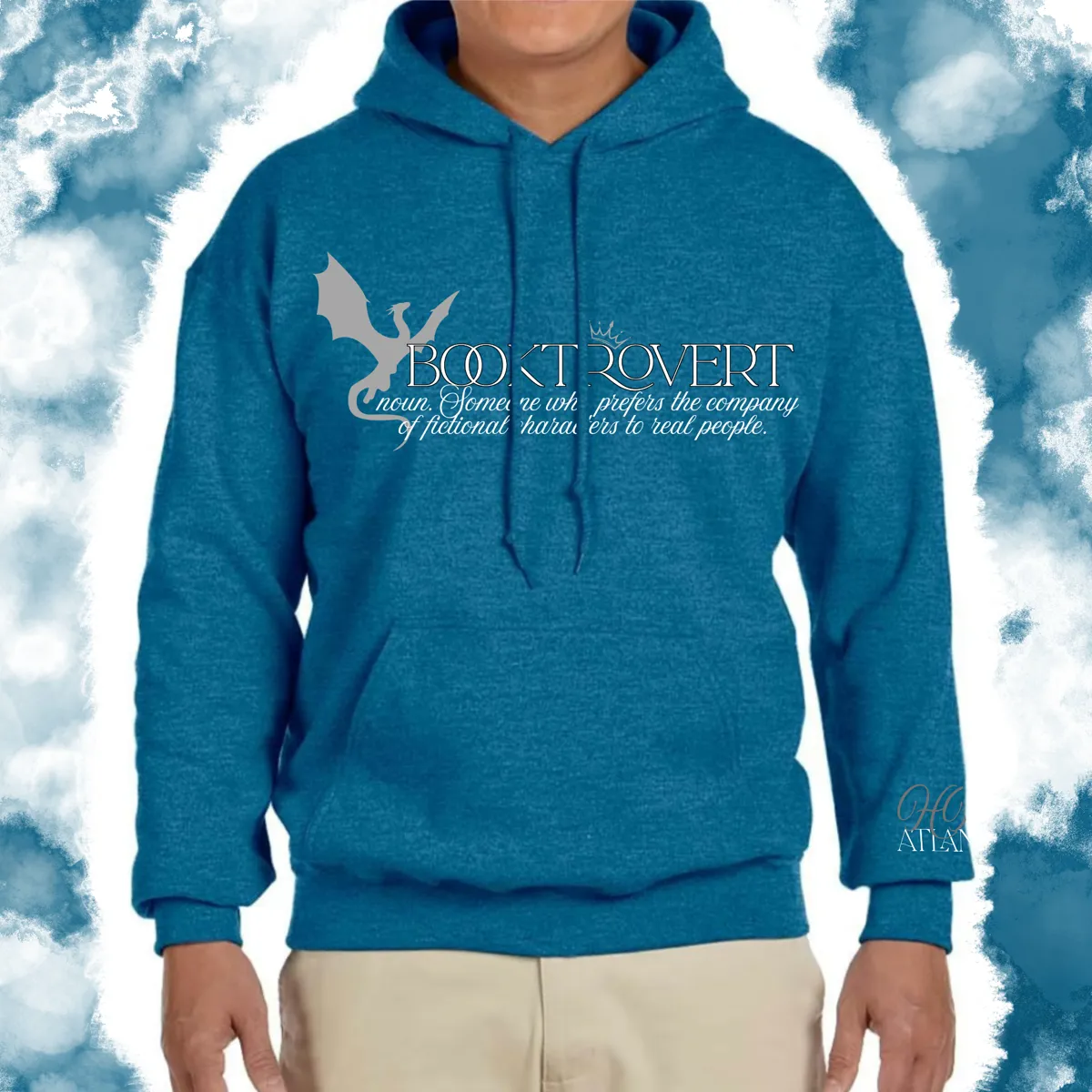 Booktrovert: Adult Hoodie (Gildan)