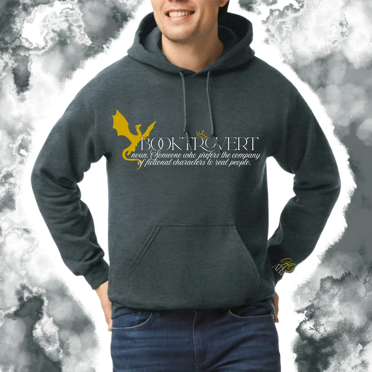 Booktrovert: Adult Hoodie (Gildan)