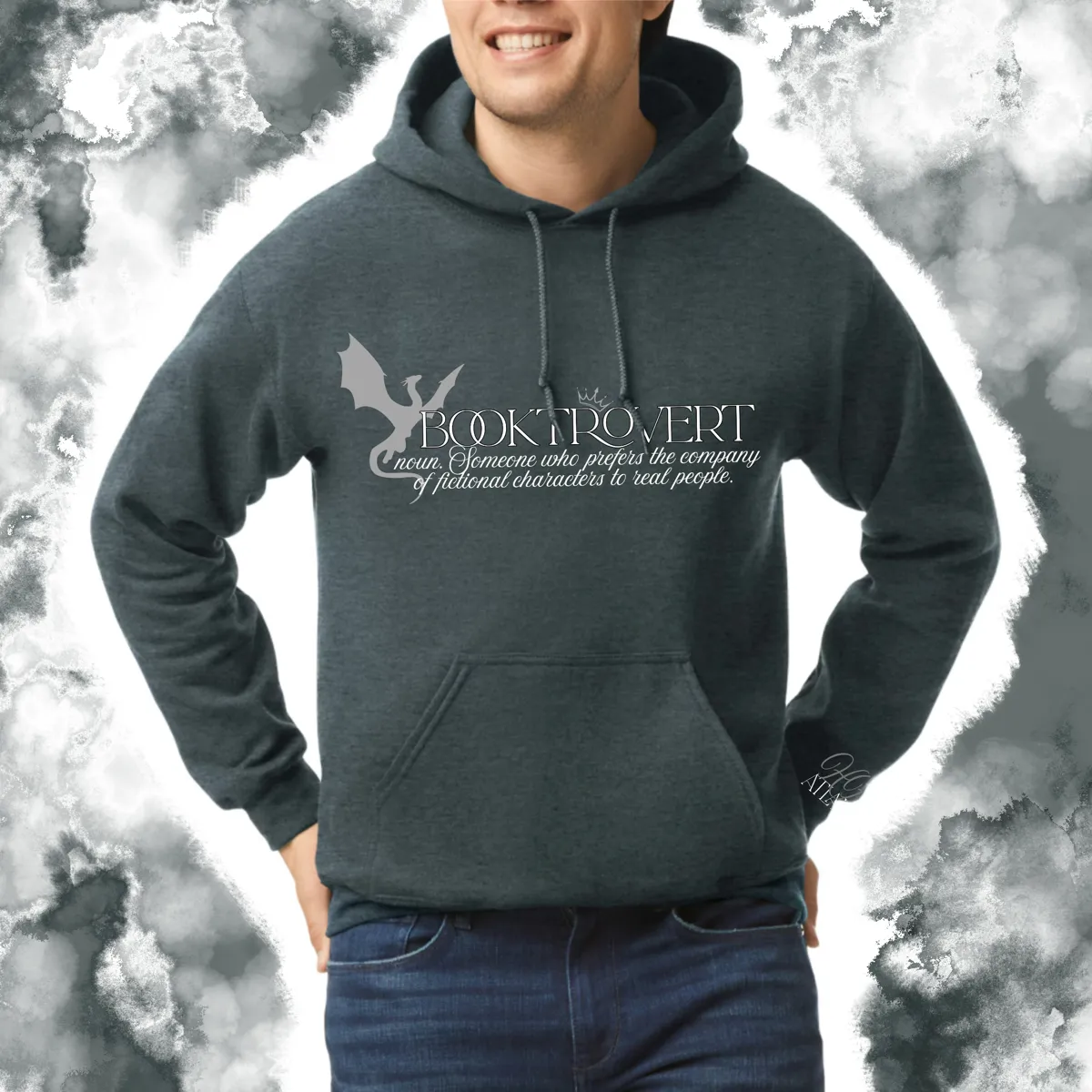 Booktrovert: Adult Hoodie (Gildan)
