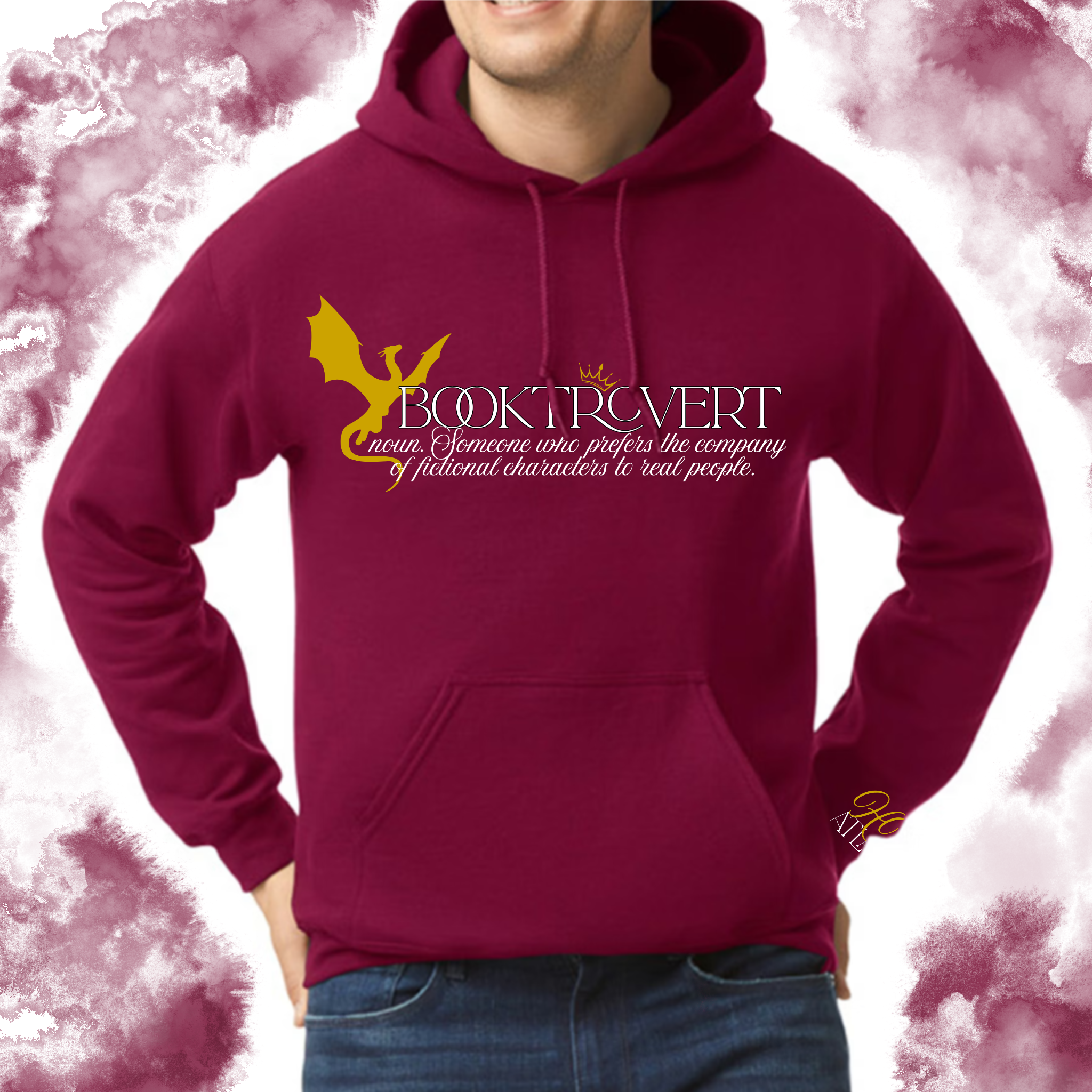 Booktrovert: Adult Hoodie (Gildan)