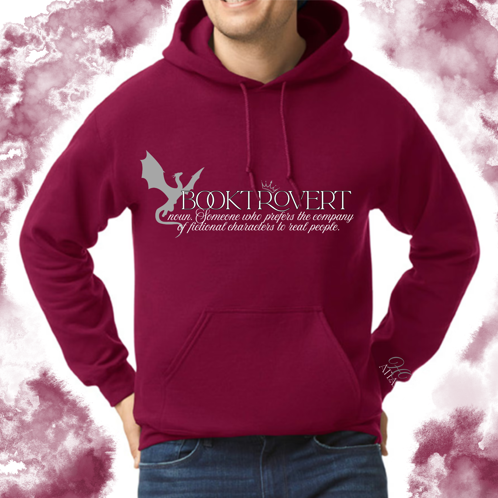 Booktrovert: Adult Hoodie (Gildan)