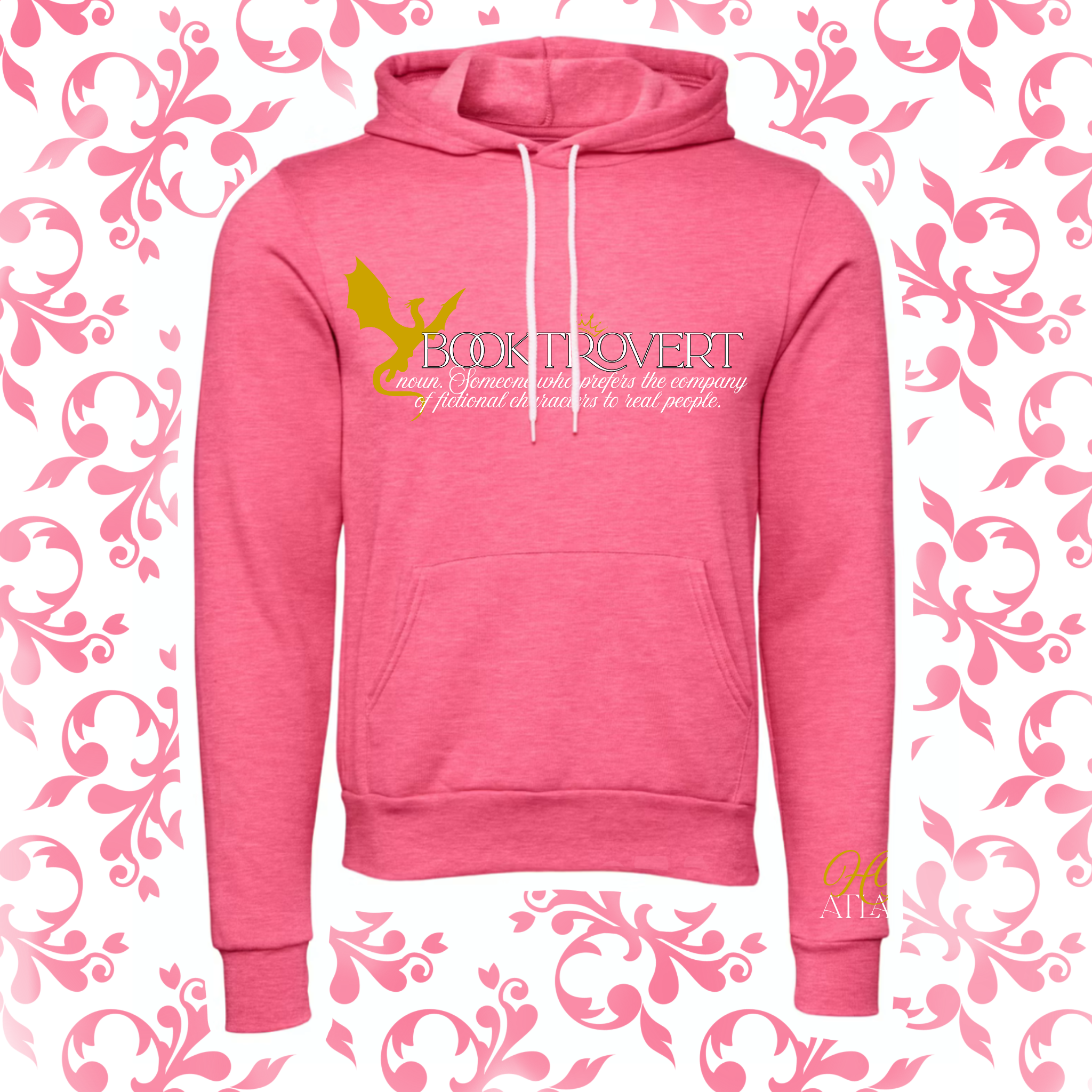 Booktrovert: Adult Hoodie (Bella+Canvas)