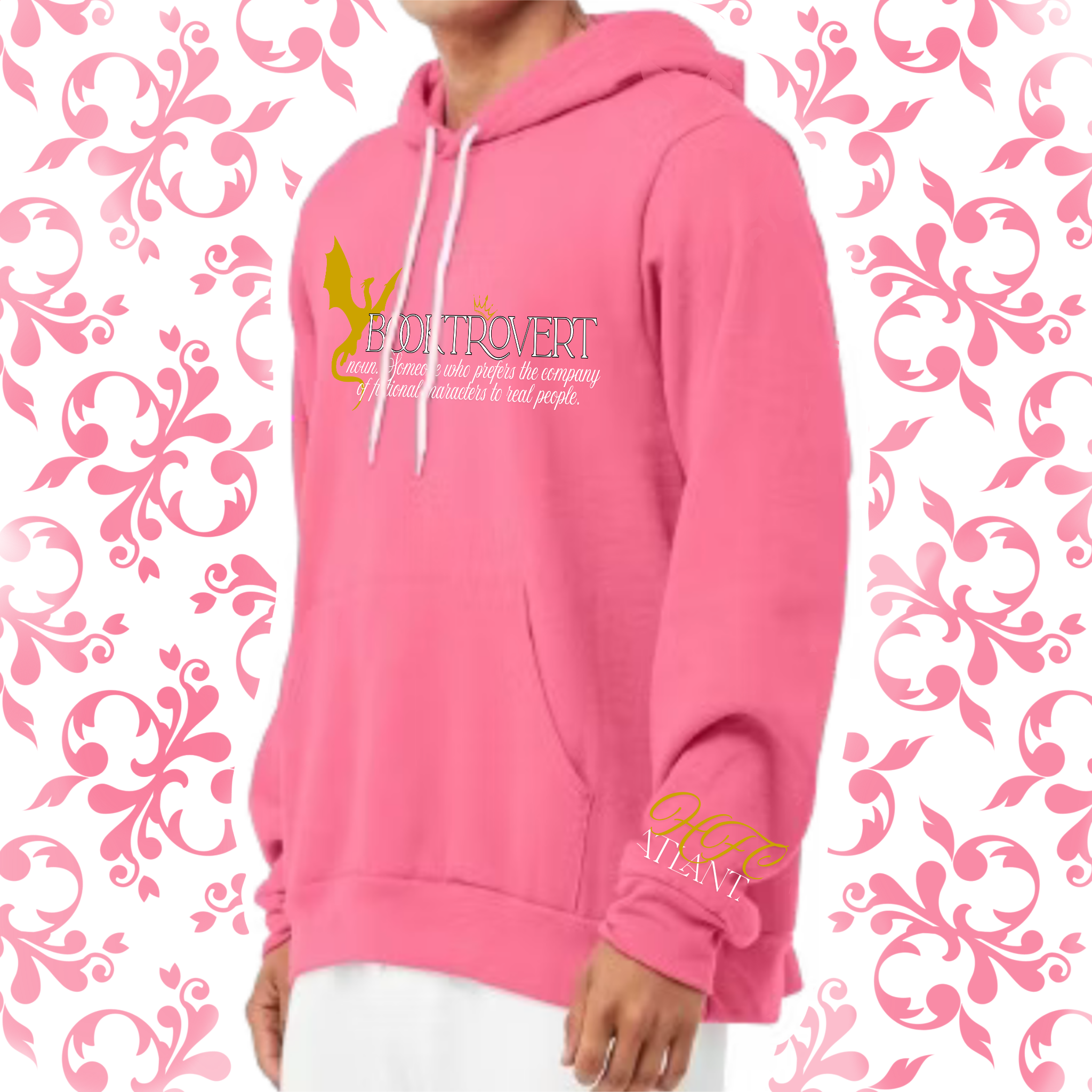 Booktrovert: Adult Hoodie (Bella+Canvas)
