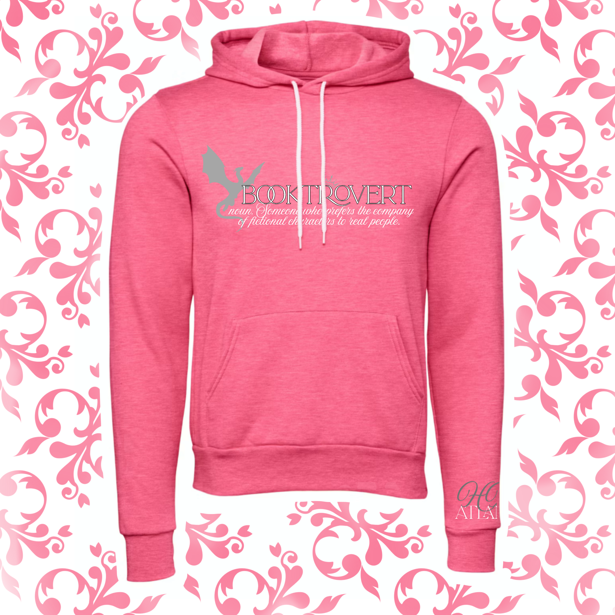 Booktrovert: Adult Hoodie (Bella+Canvas)