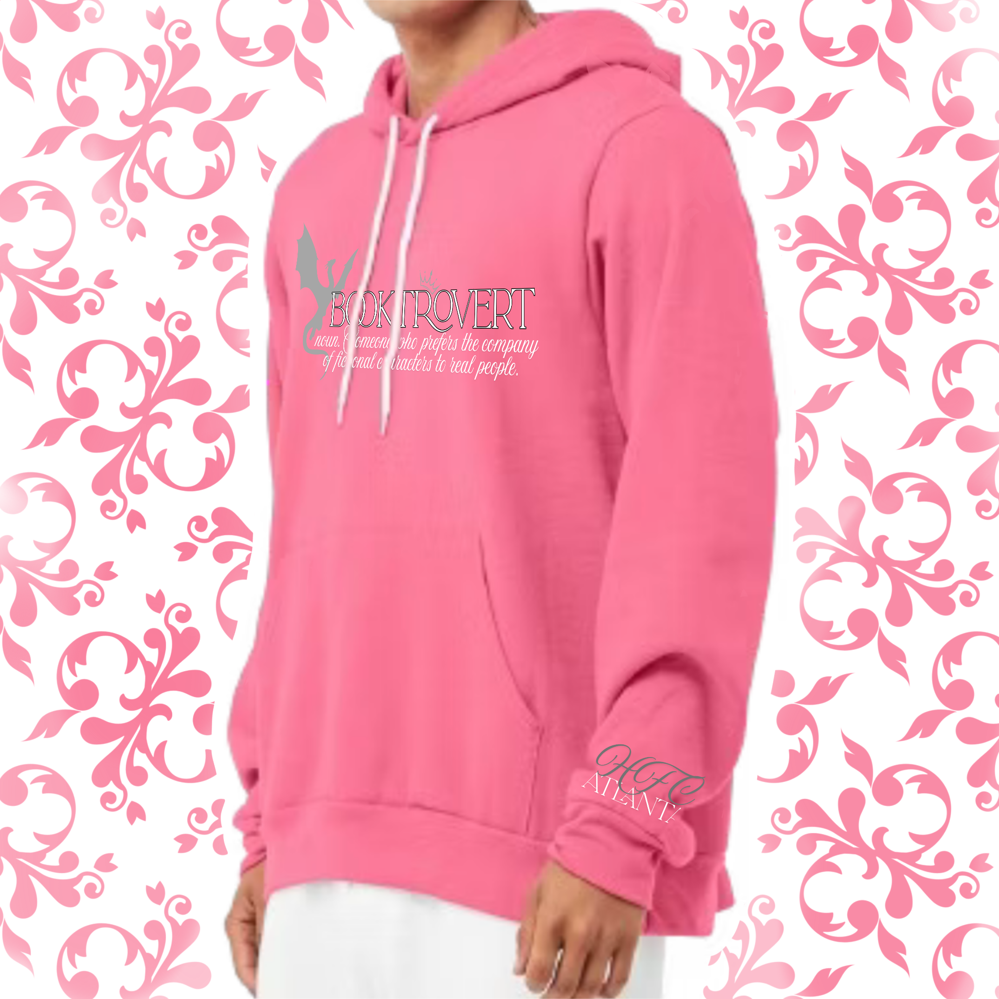 Booktrovert: Adult Hoodie (Bella+Canvas)