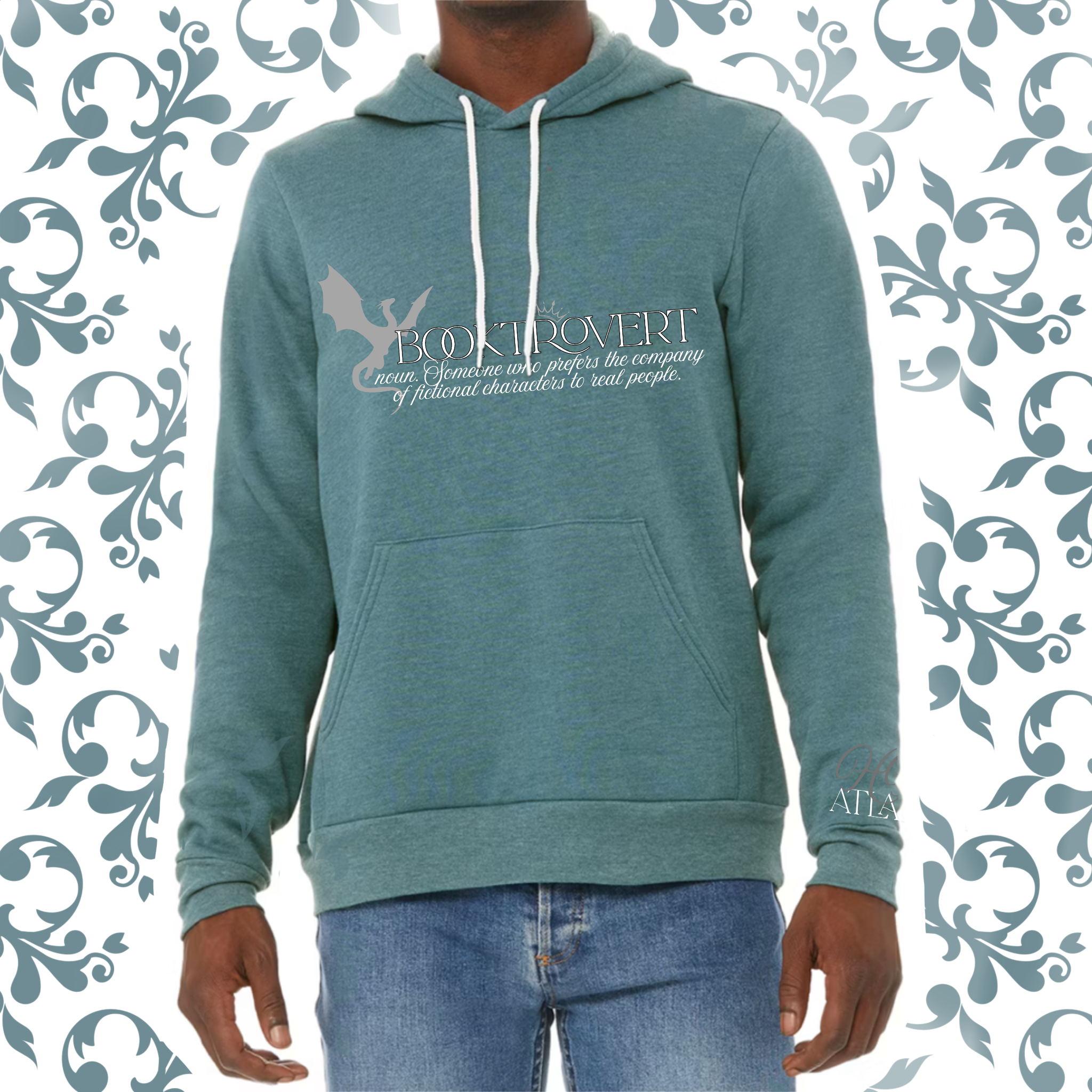 Booktrovert: Adult Hoodie (Bella+Canvas)