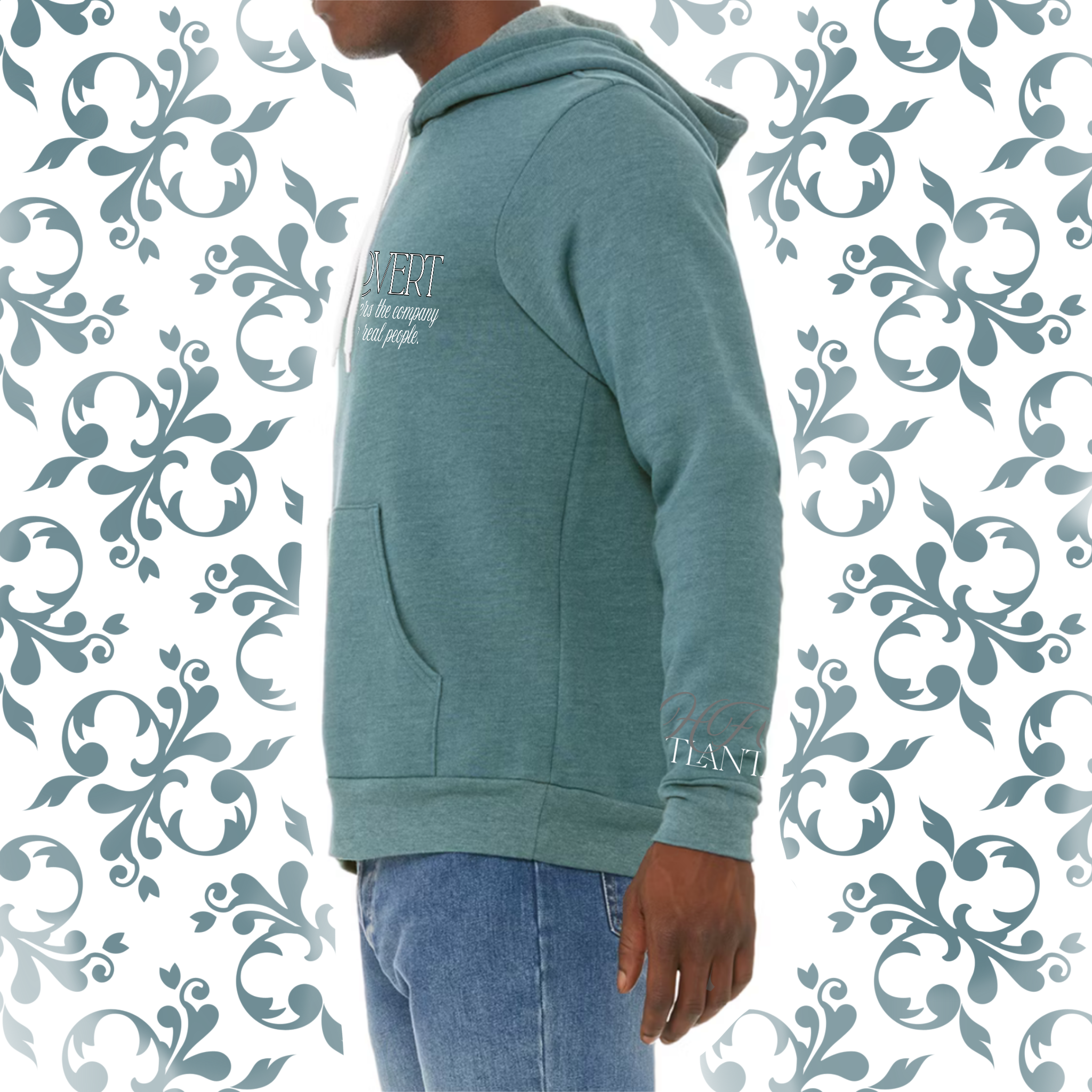 Booktrovert: Adult Hoodie (Bella+Canvas)