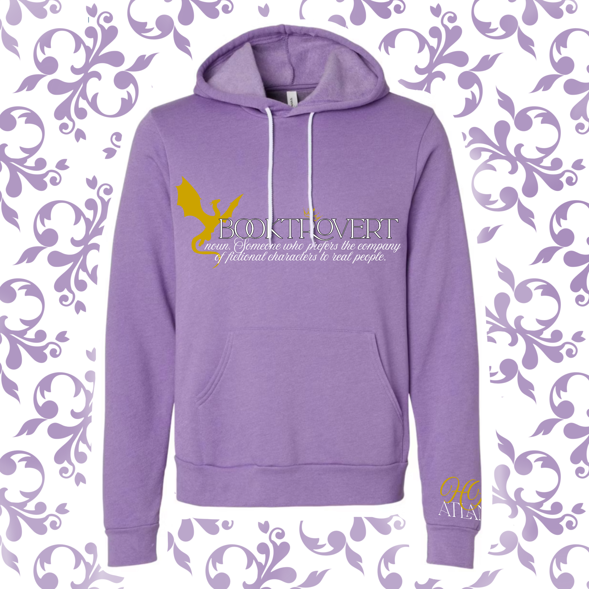 Booktrovert: Adult Hoodie (Bella+Canvas)