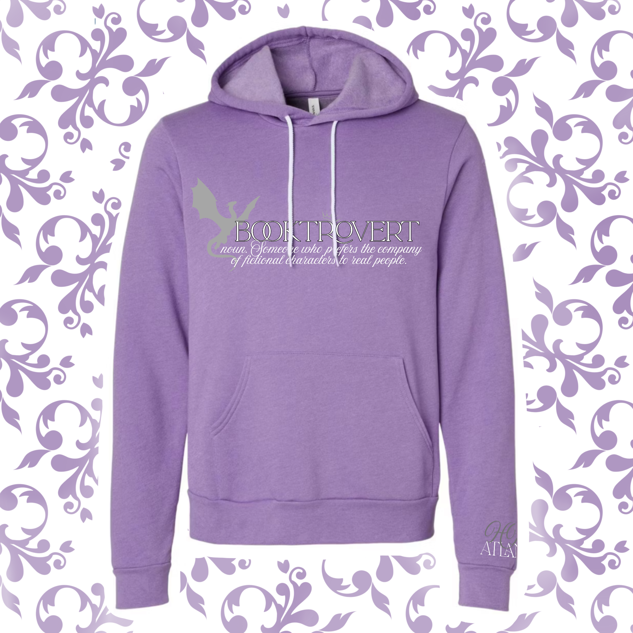 Booktrovert: Adult Hoodie (Bella+Canvas)