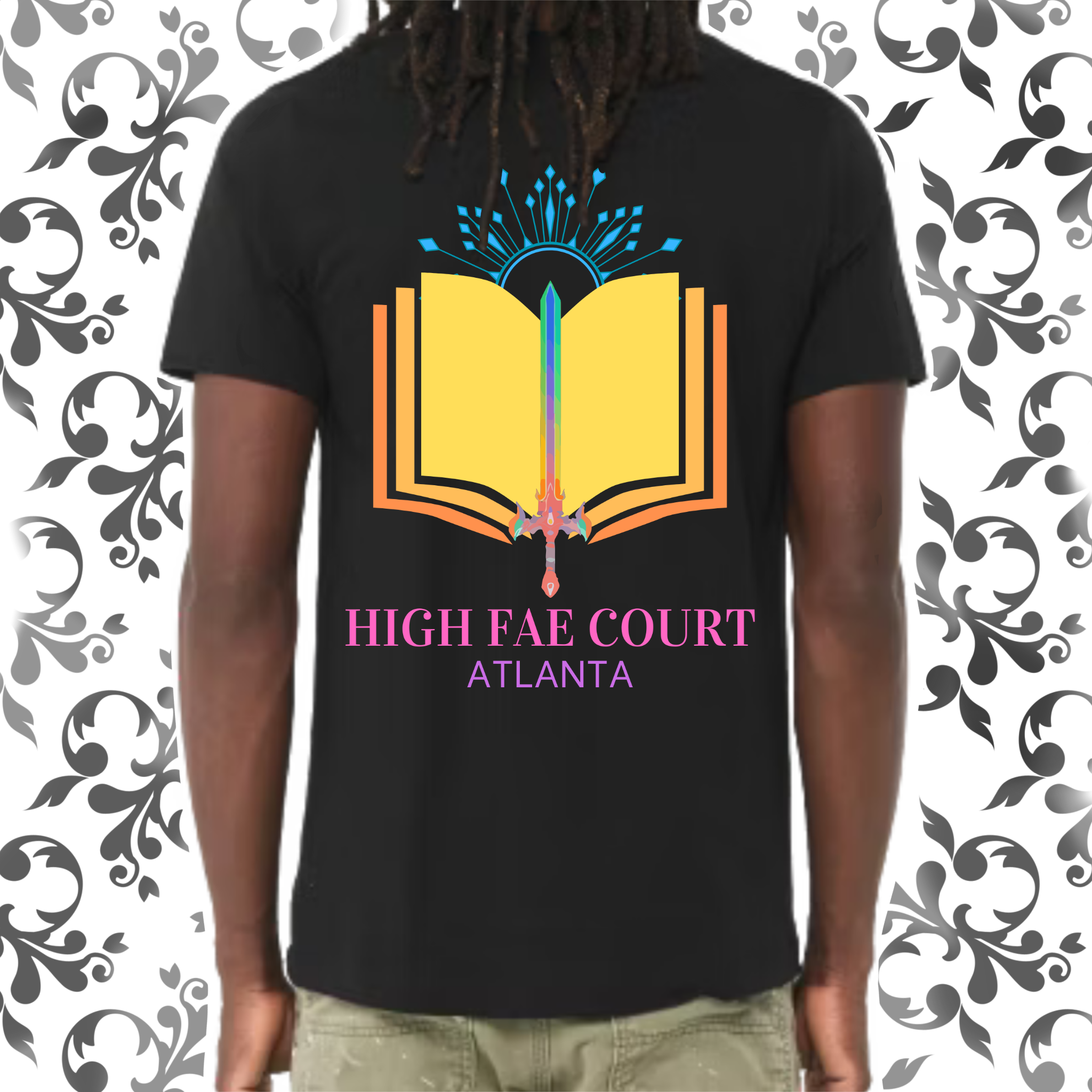 Crown & Sword, Glitter & Glow : Adult TShirt (Bella+Canvas)