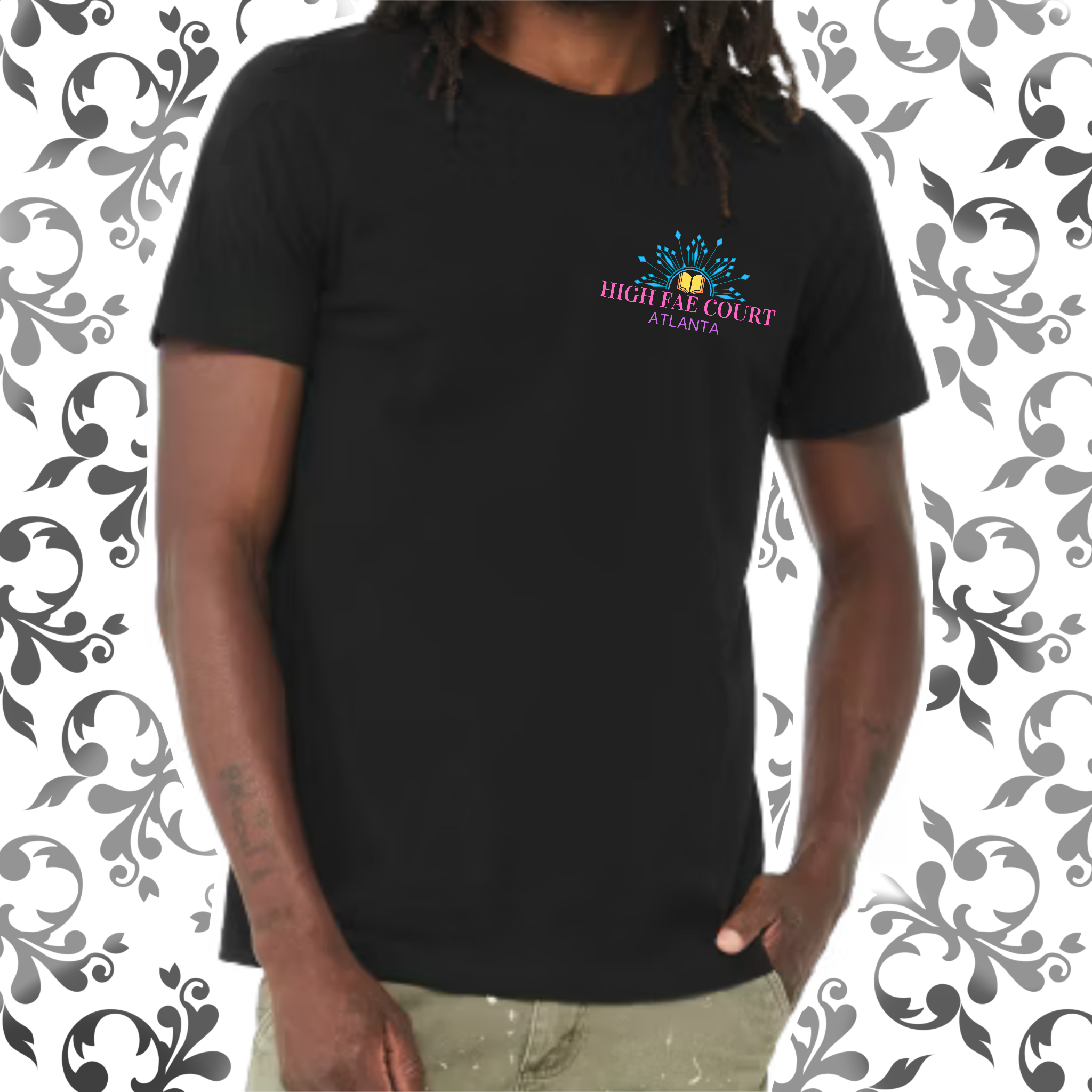 Crown & Sword, Glitter & Glow : Adult TShirt (Bella+Canvas)