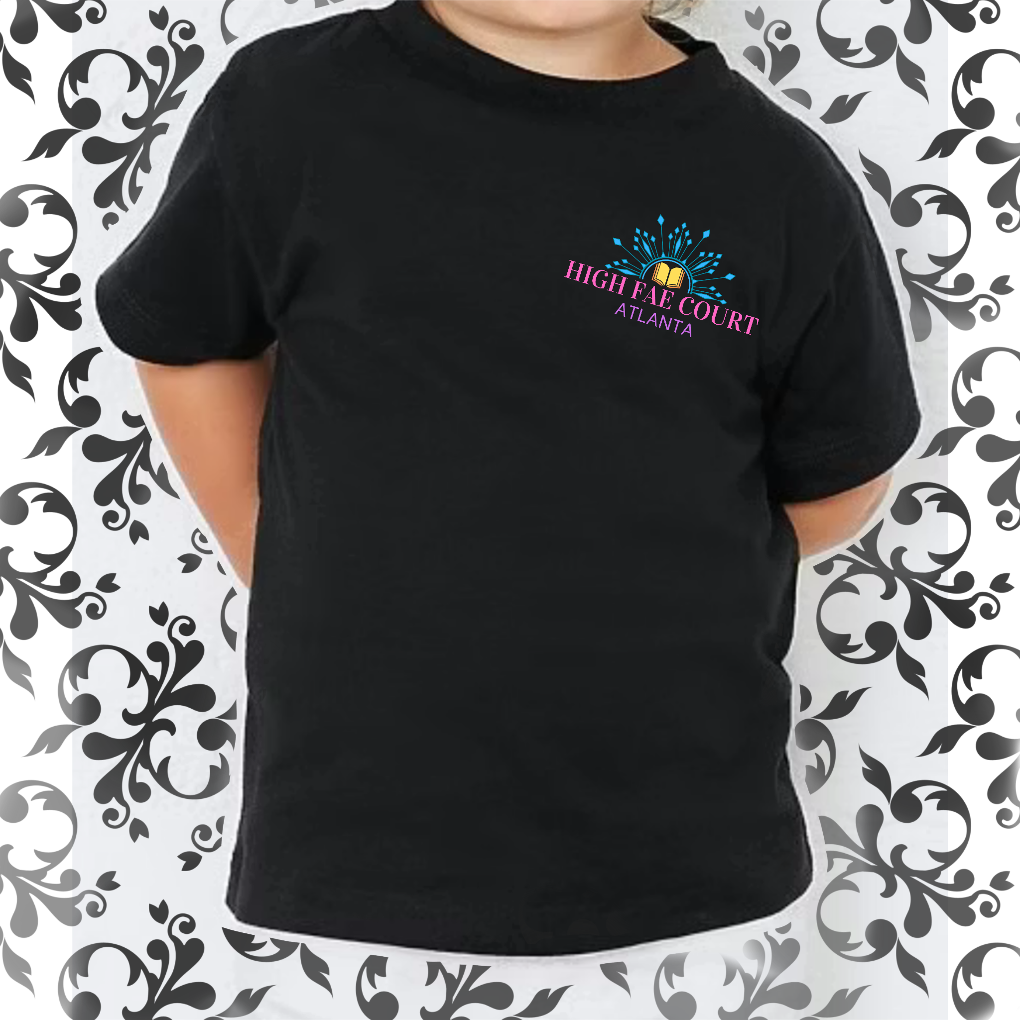 Crown & Sword, Glitter & Glow: Toddler TShirt (Bella+Canvas)