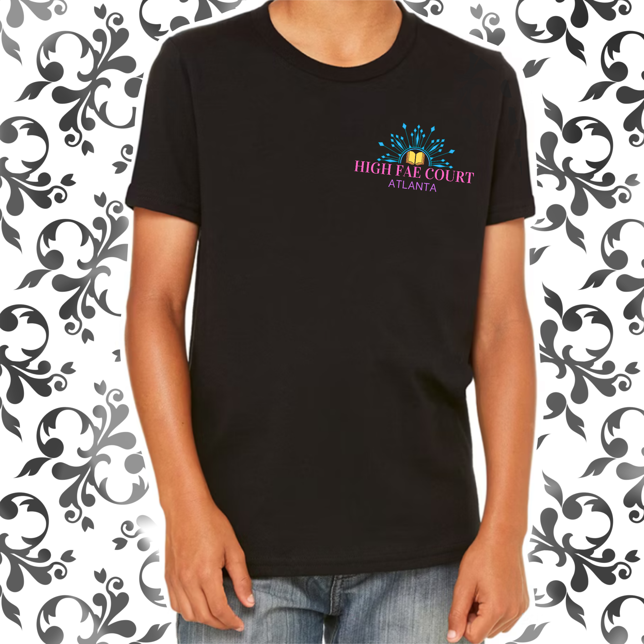 Crown & Sword, Glitter & Glow: Youth TShirt (Bella+Canvas)