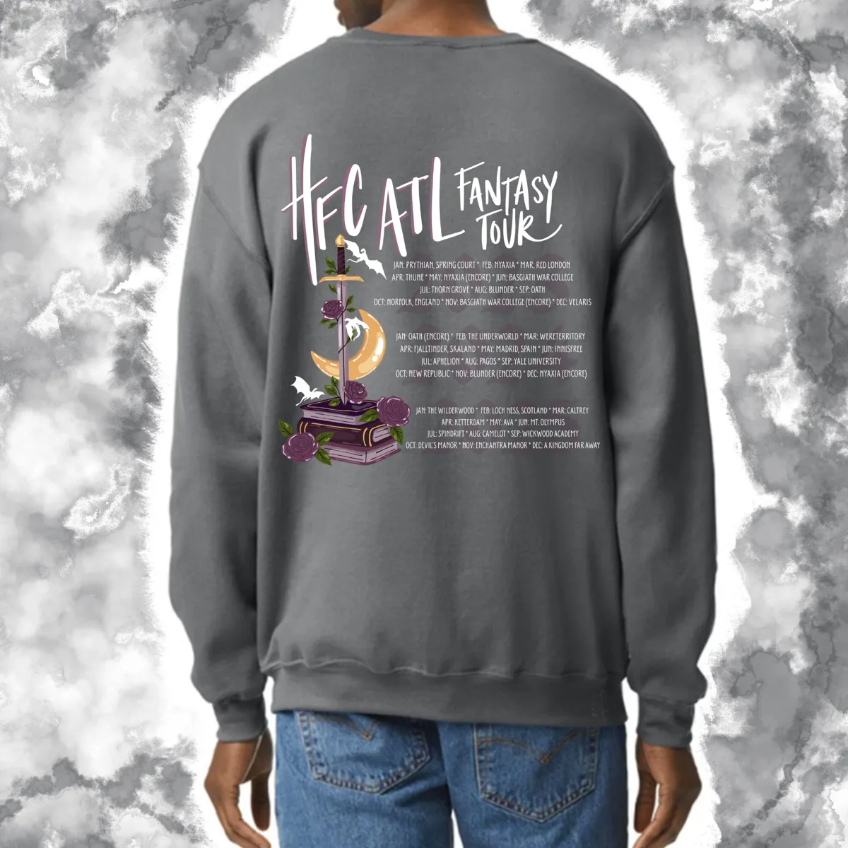 Fantasy Tour v2: Adult Crewneck (Gildan)