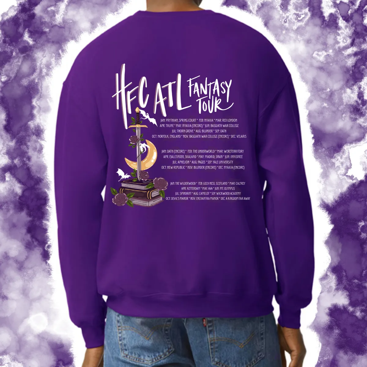 Fantasy Tour v2: Adult Crewneck (Gildan)