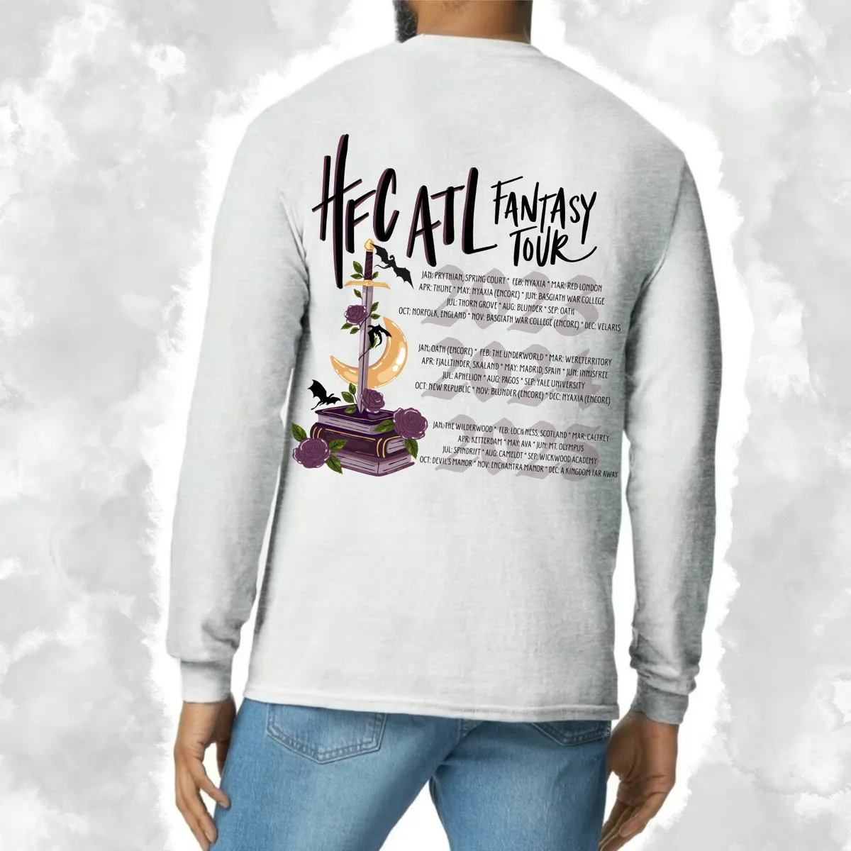 Fantasy Tour v2: Adult Long Sleeve TShirt (Gildan)