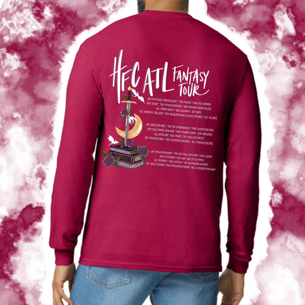 Fantasy Tour v2: Adult Long Sleeve TShirt (Gildan)