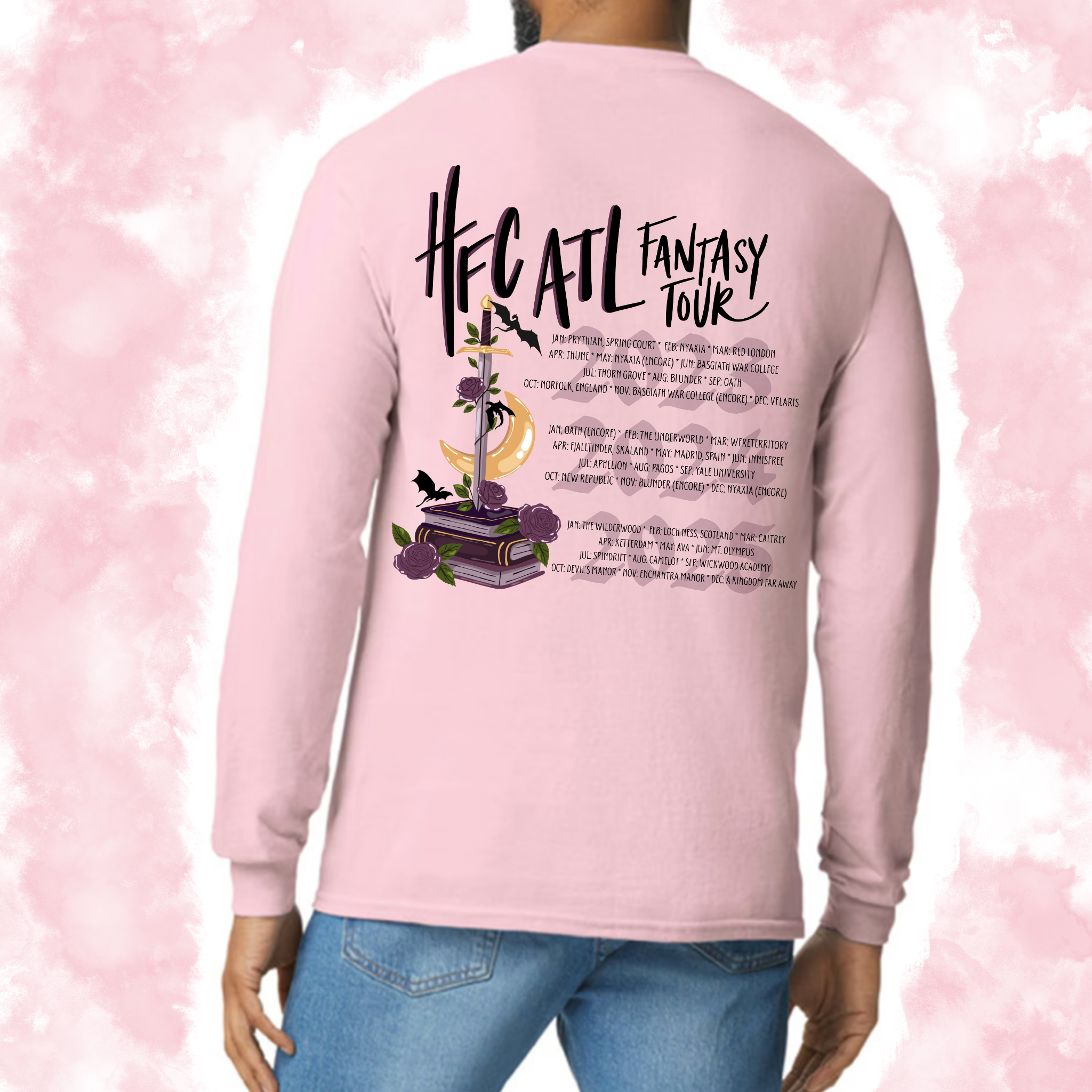 Fantasy Tour v2: Adult Long Sleeve TShirt (Gildan)