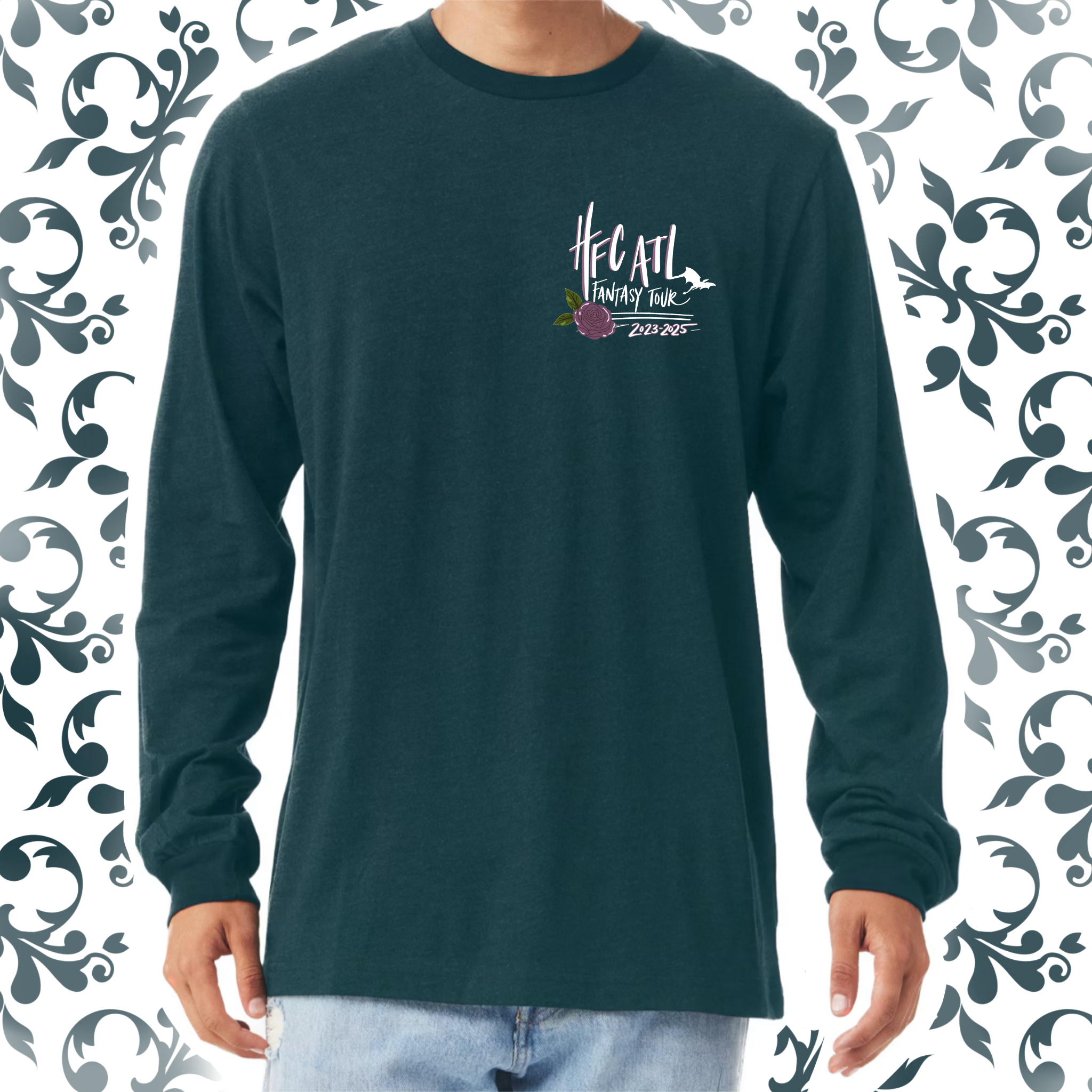 Fantasy Tour v2: Adult Long Sleeve TShirt (Bella+Canvas)