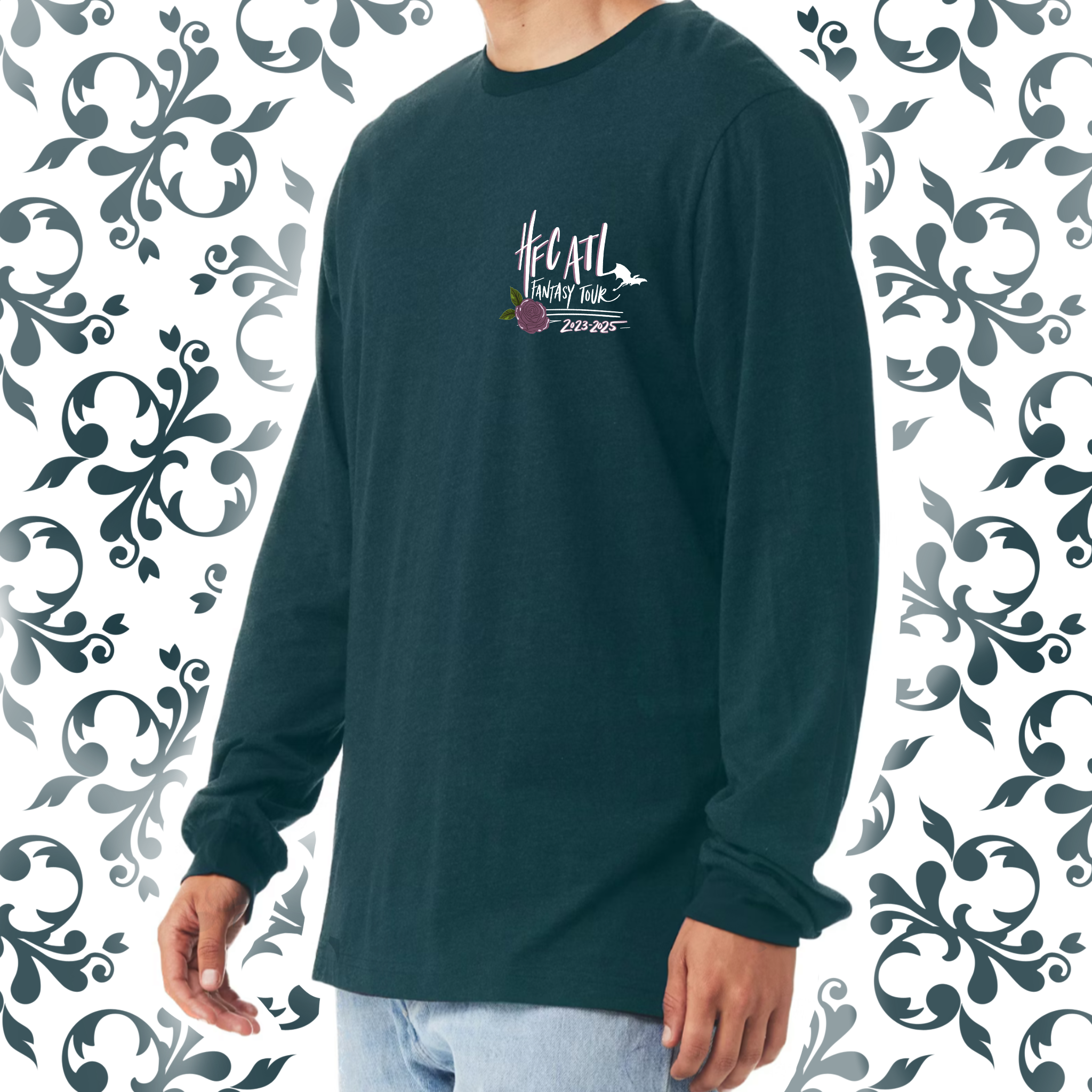 Fantasy Tour v2: Adult Long Sleeve TShirt (Bella+Canvas)