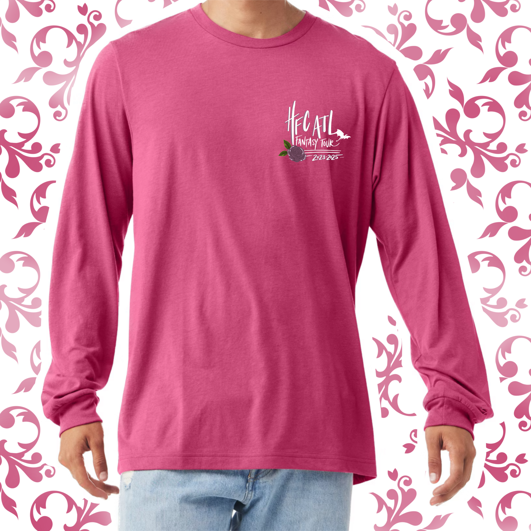 Fantasy Tour v2: Adult Long Sleeve TShirt (Bella+Canvas)