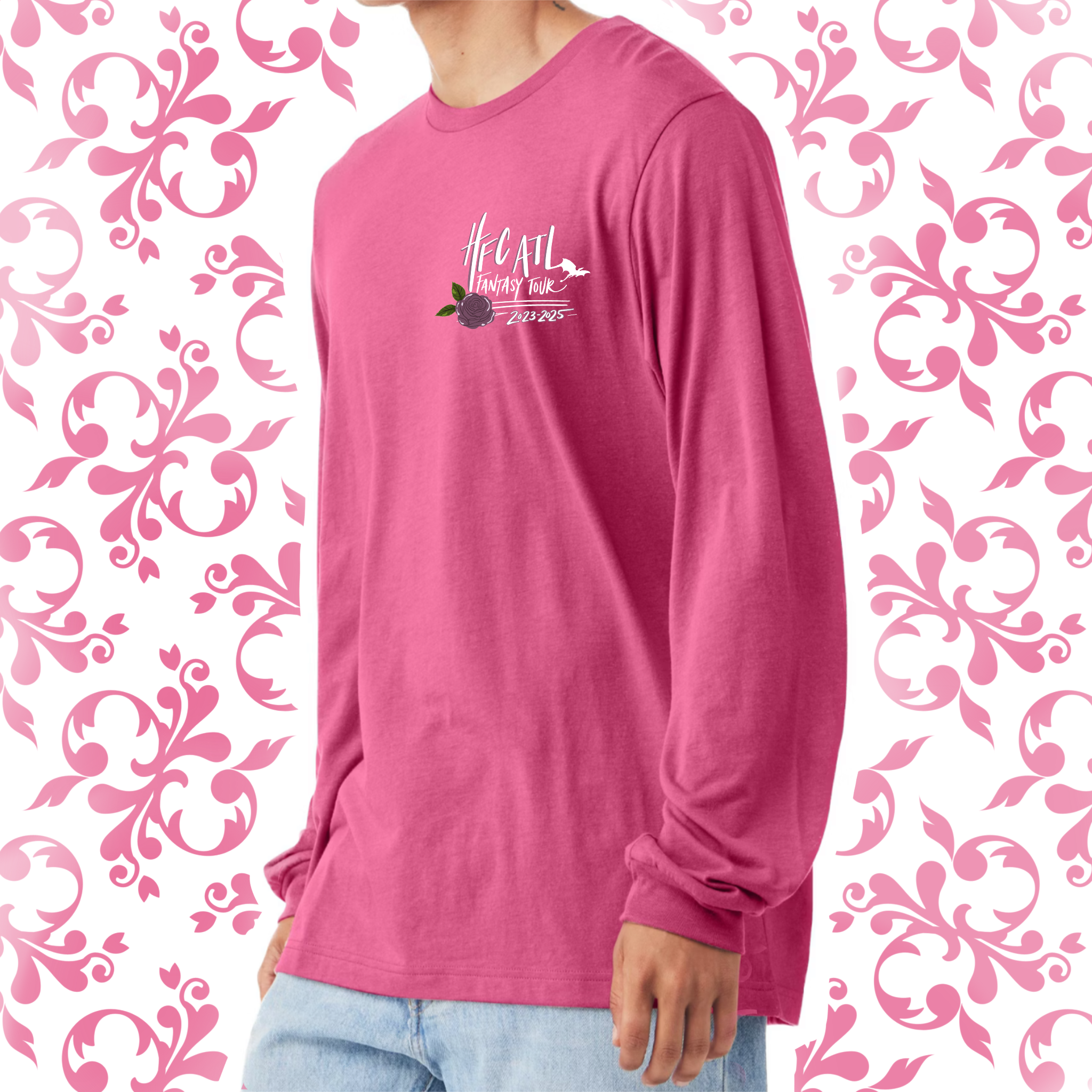 Fantasy Tour v2: Adult Long Sleeve TShirt (Bella+Canvas)