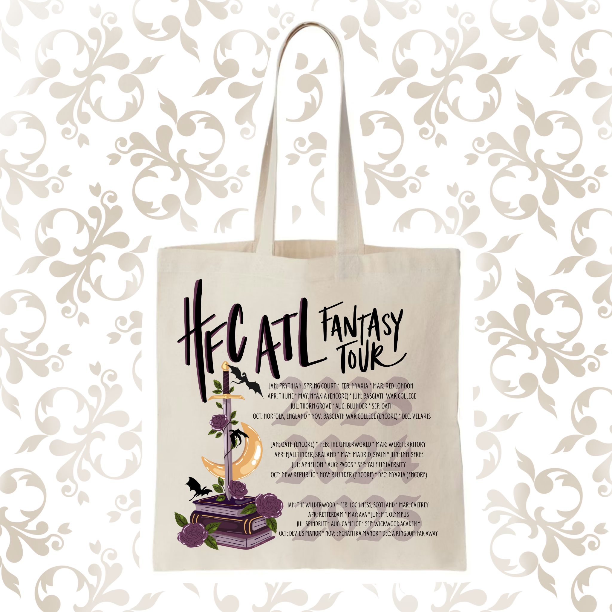 Fantasy Tour v2: Canvas Tote