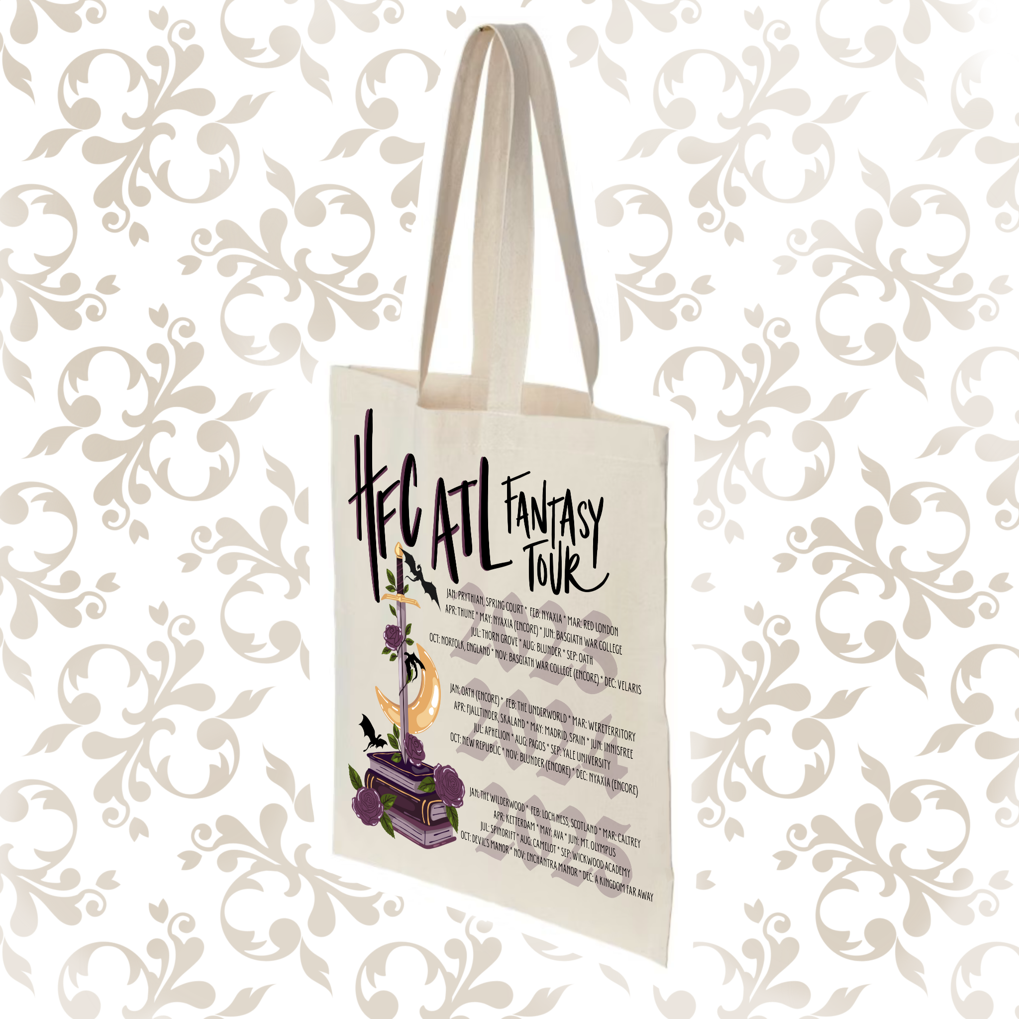 Fantasy Tour v2: Canvas Tote
