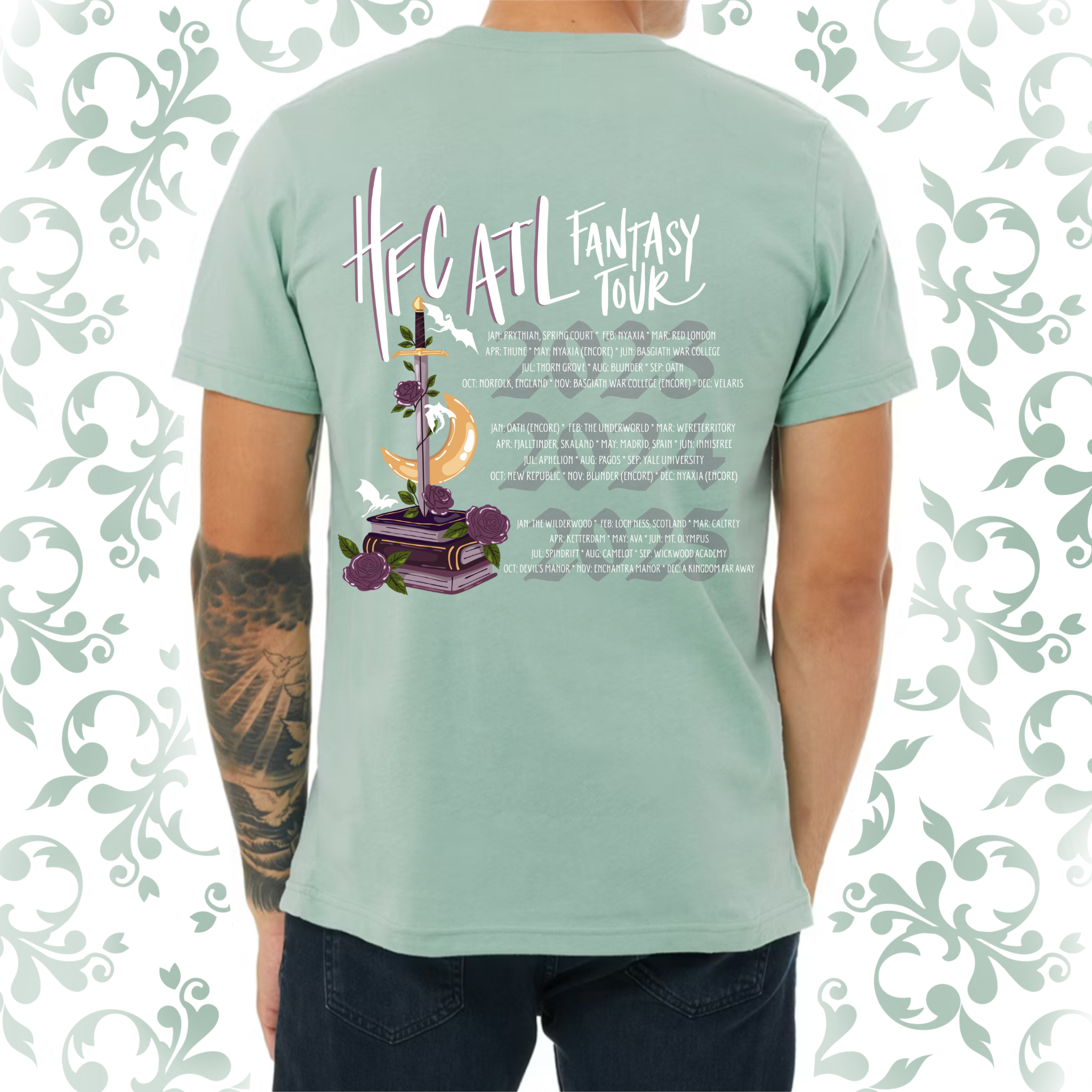 Fantasy Tour v2: Adult TShirt (Bella+Canvas)