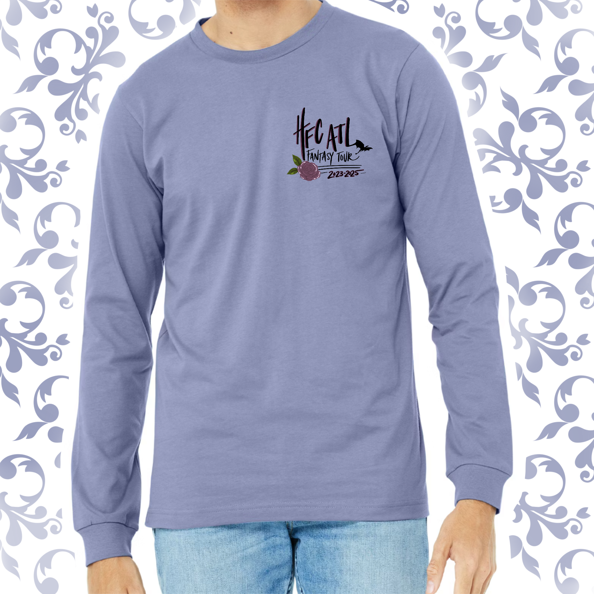 Fantasy Tour v2: Adult Long Sleeve TShirt (Bella+Canvas)