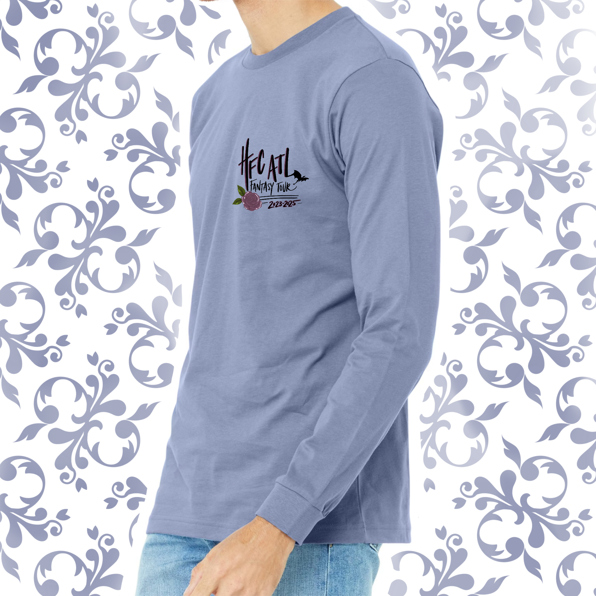 Fantasy Tour v2: Adult Long Sleeve TShirt (Bella+Canvas)