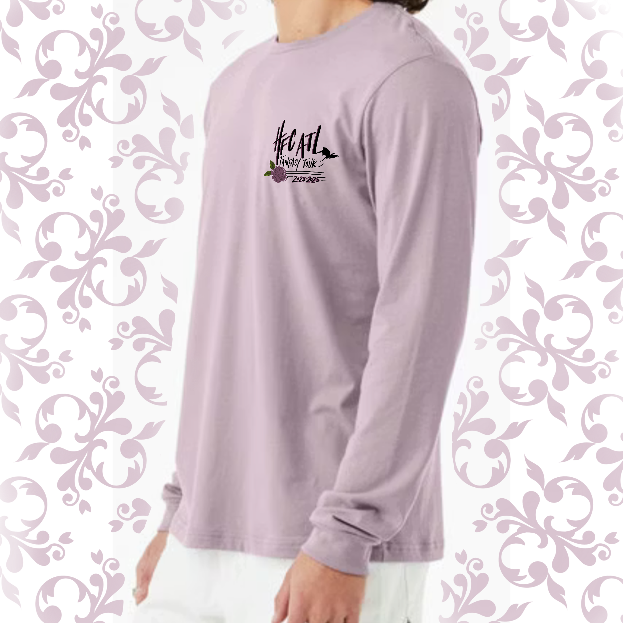 Fantasy Tour v2: Adult Long Sleeve TShirt (Bella+Canvas)