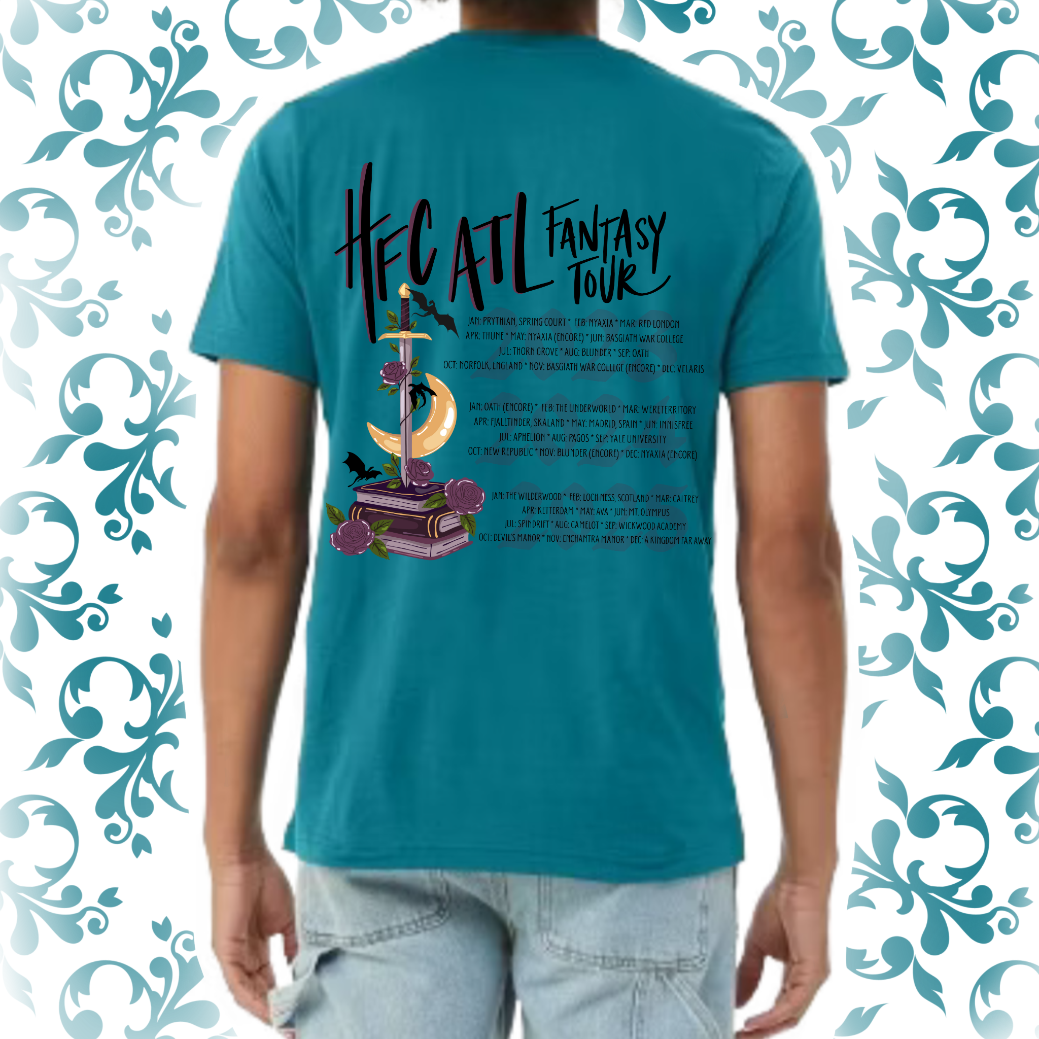 Fantasy Tour v2: Adult TShirt (Bella+Canvas)