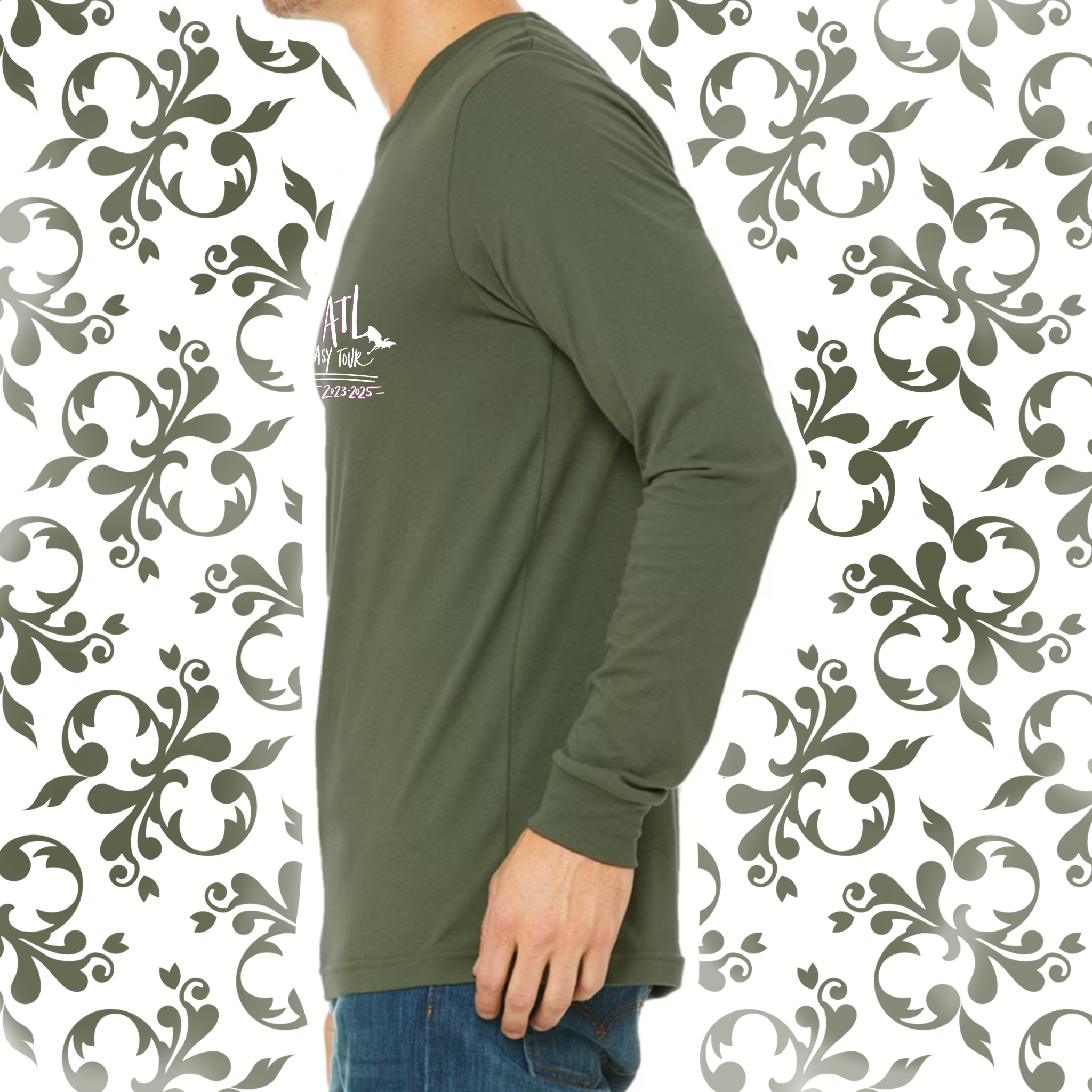 Fantasy Tour v2: Adult Long Sleeve TShirt (Bella+Canvas)