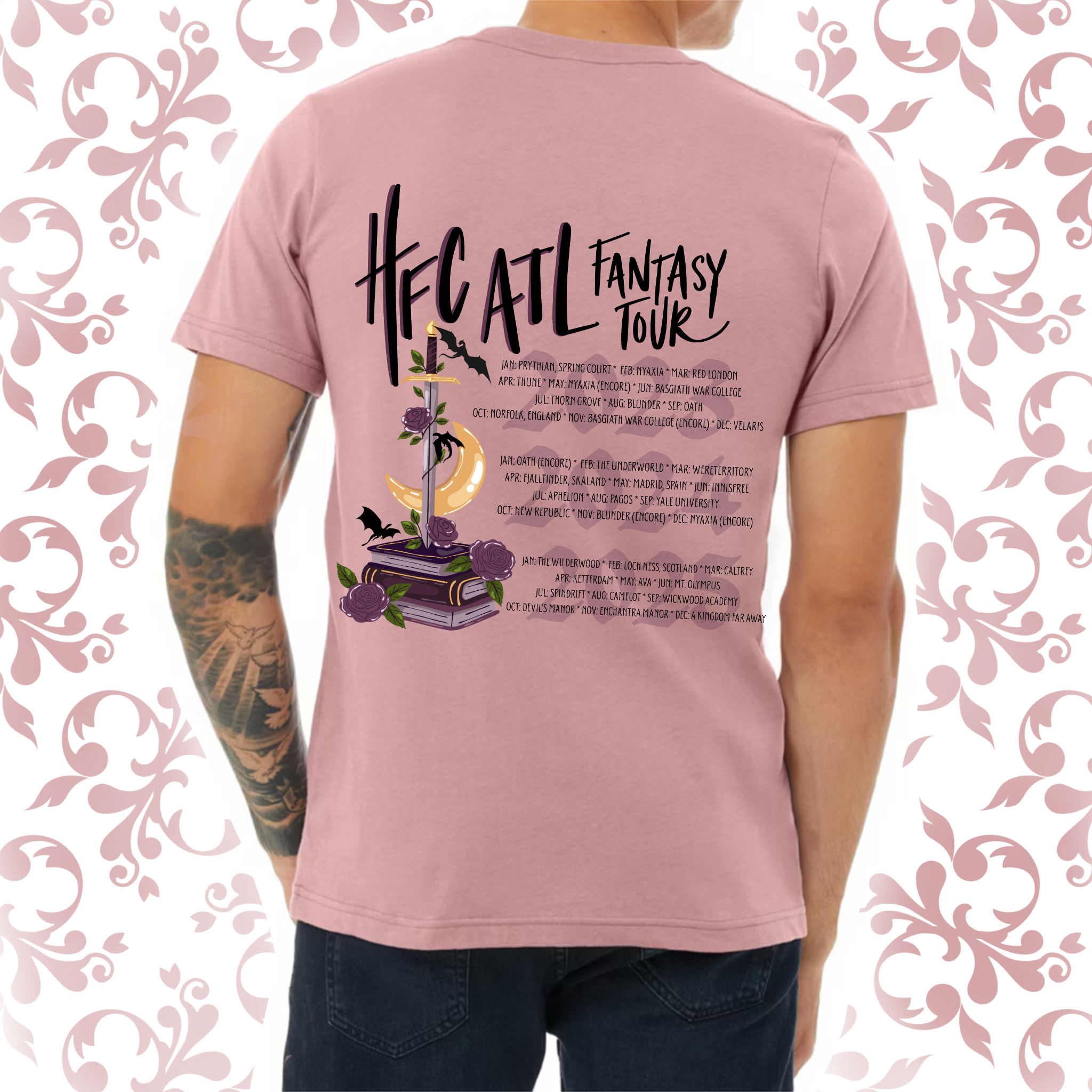 Fantasy Tour v2: Adult TShirt (Bella+Canvas)