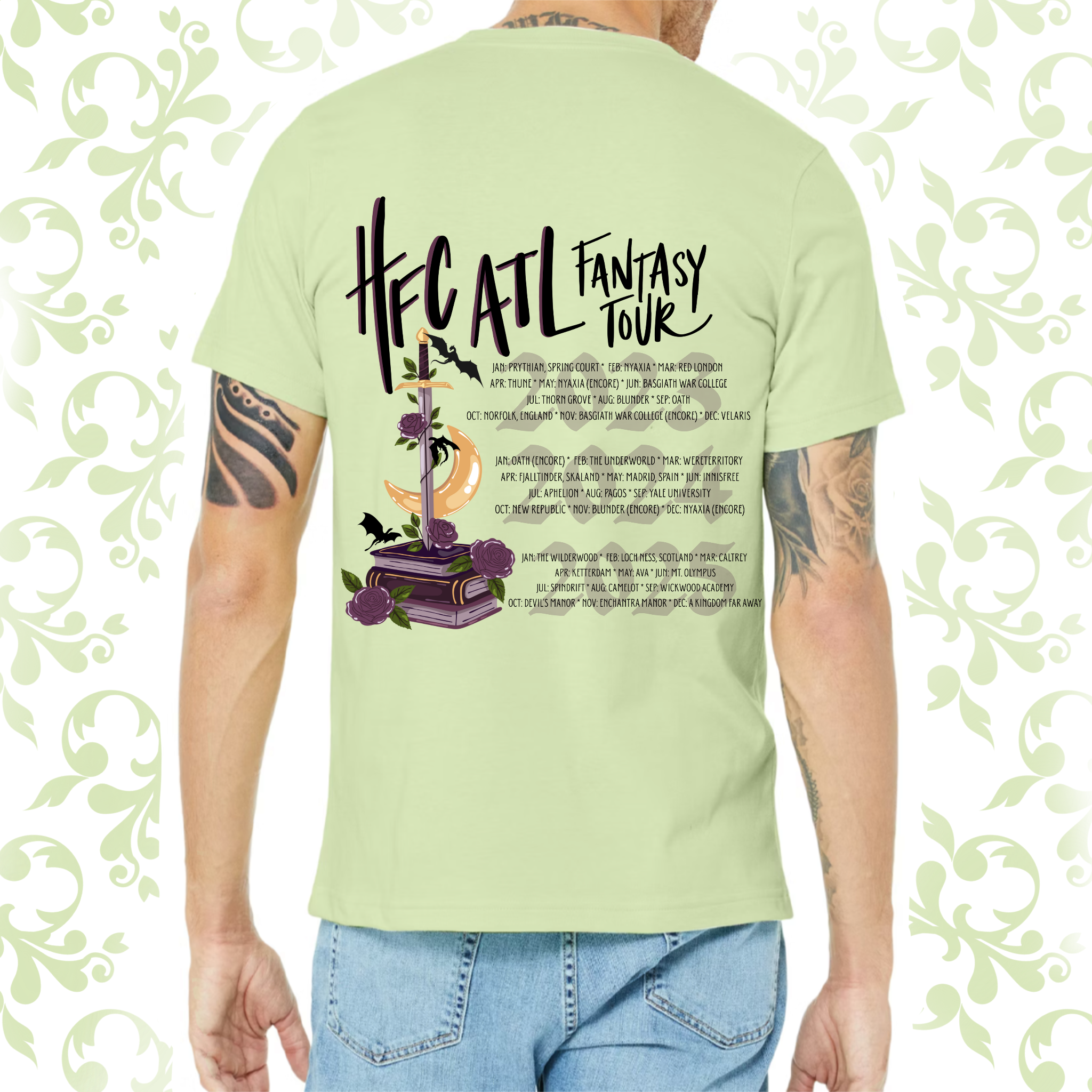 Fantasy Tour v2: Adult TShirt (Bella+Canvas)