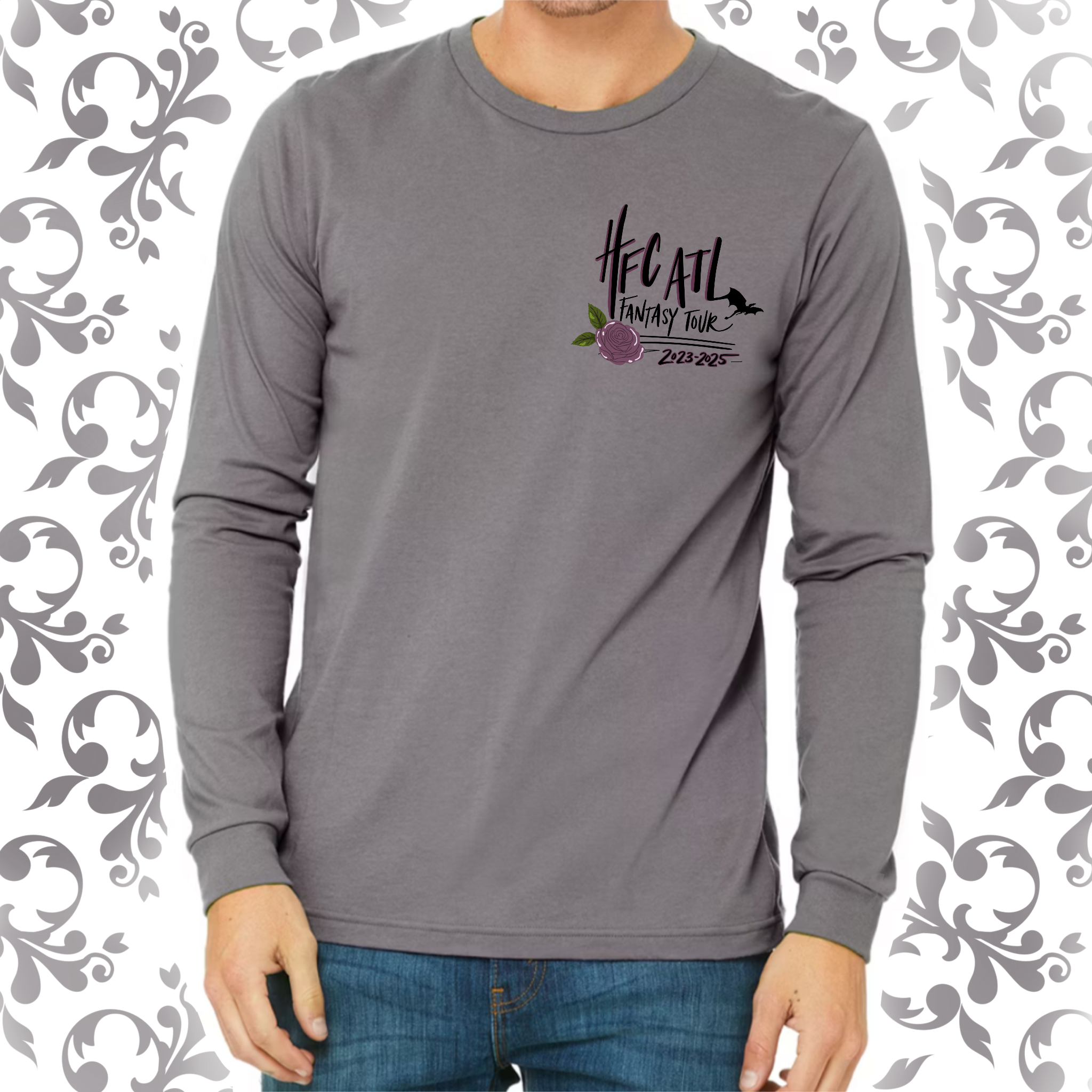 Fantasy Tour v2: Adult Long Sleeve TShirt (Bella+Canvas)