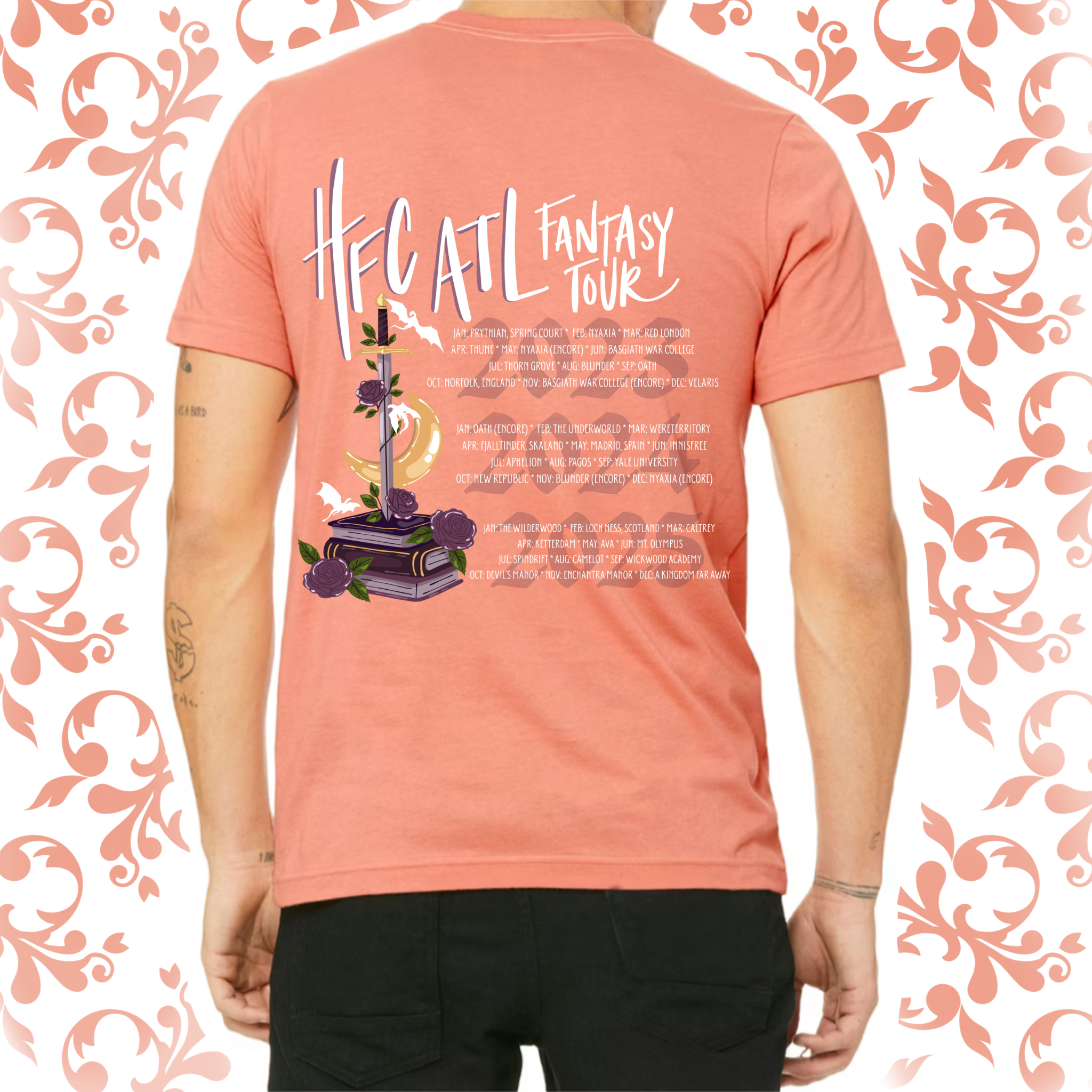 Fantasy Tour v2: Adult TShirt (Bella+Canvas)